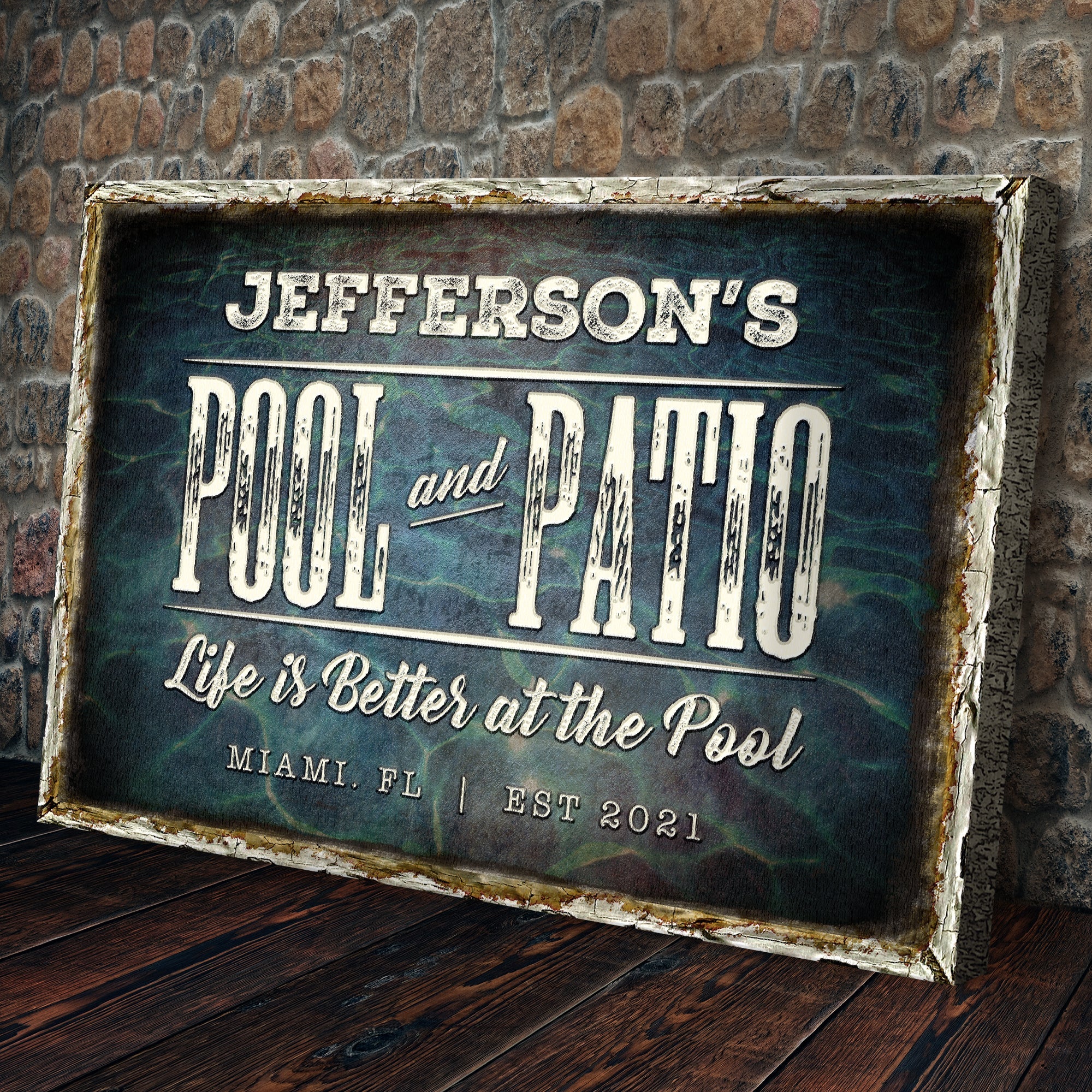 Pool And Patio Sign on sale at MyriadMart