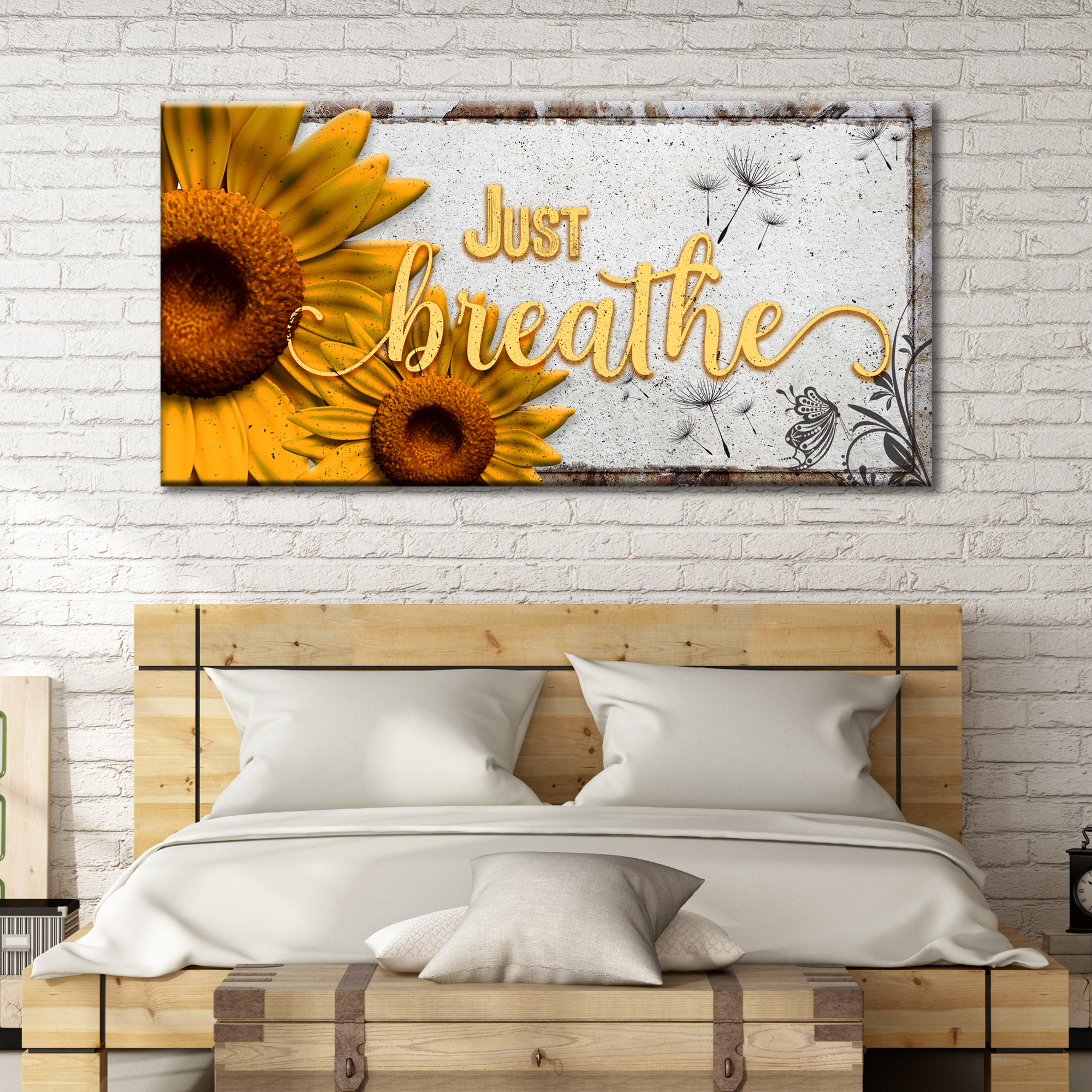 Just Breathe Sign on sale at MyriadMart