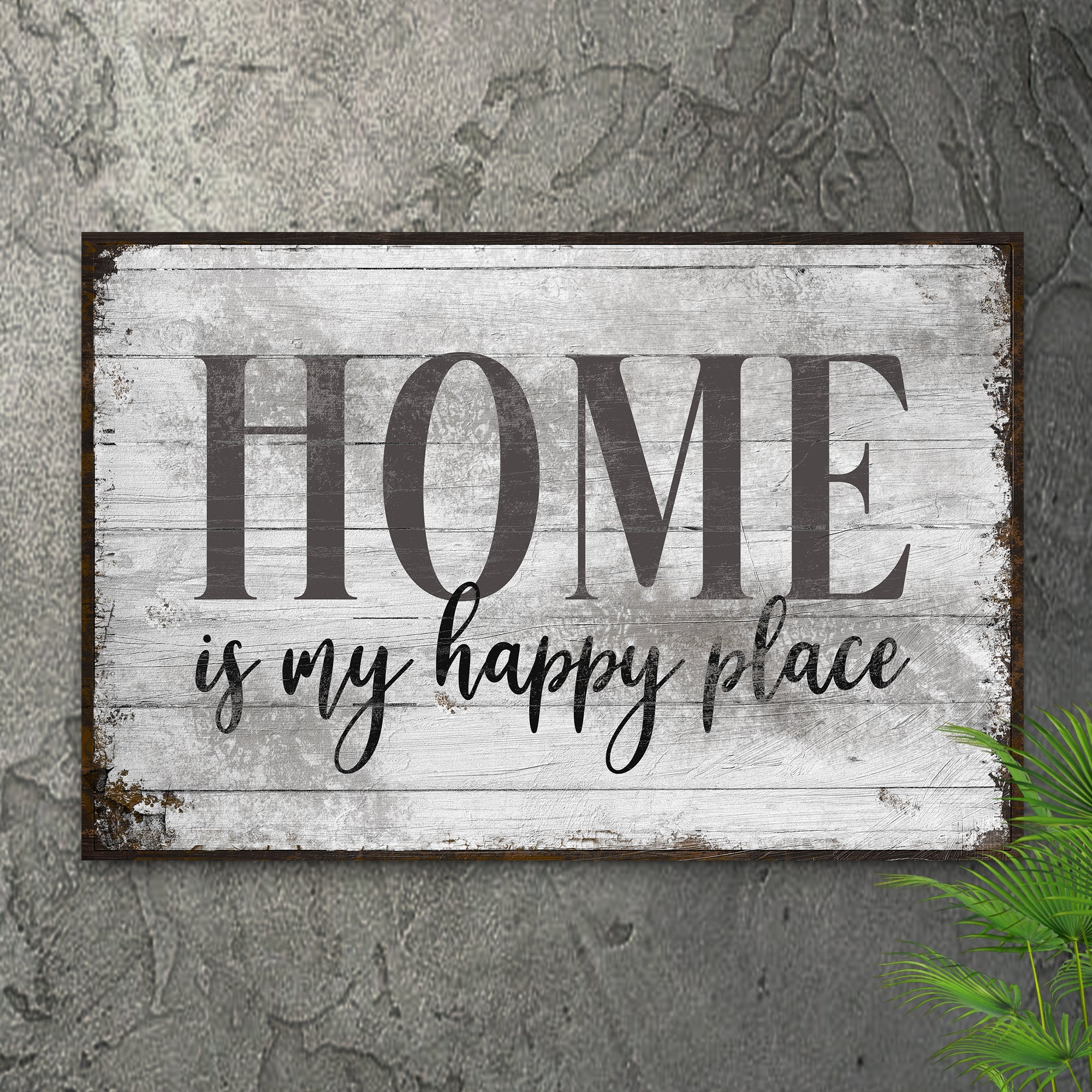 Home Is My Happy Place Sign III on sale at MyriadMart