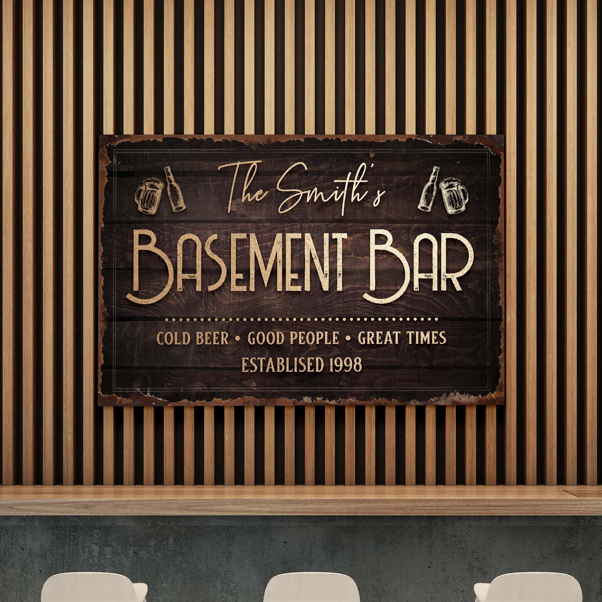 Family Basement Bar Sign II on sale at MyriadMart