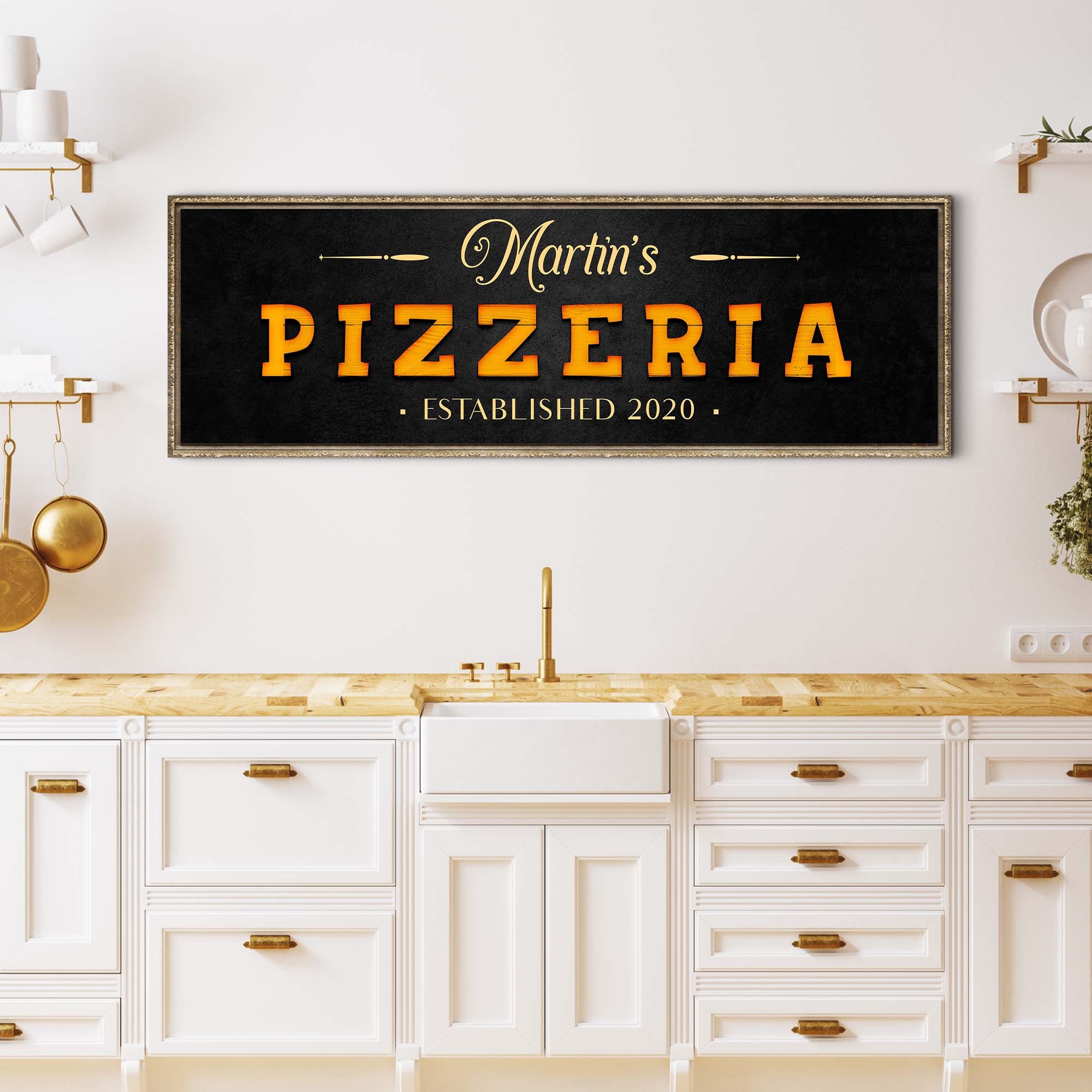 Wood Pizzeria Sign on sale at MyriadMart
