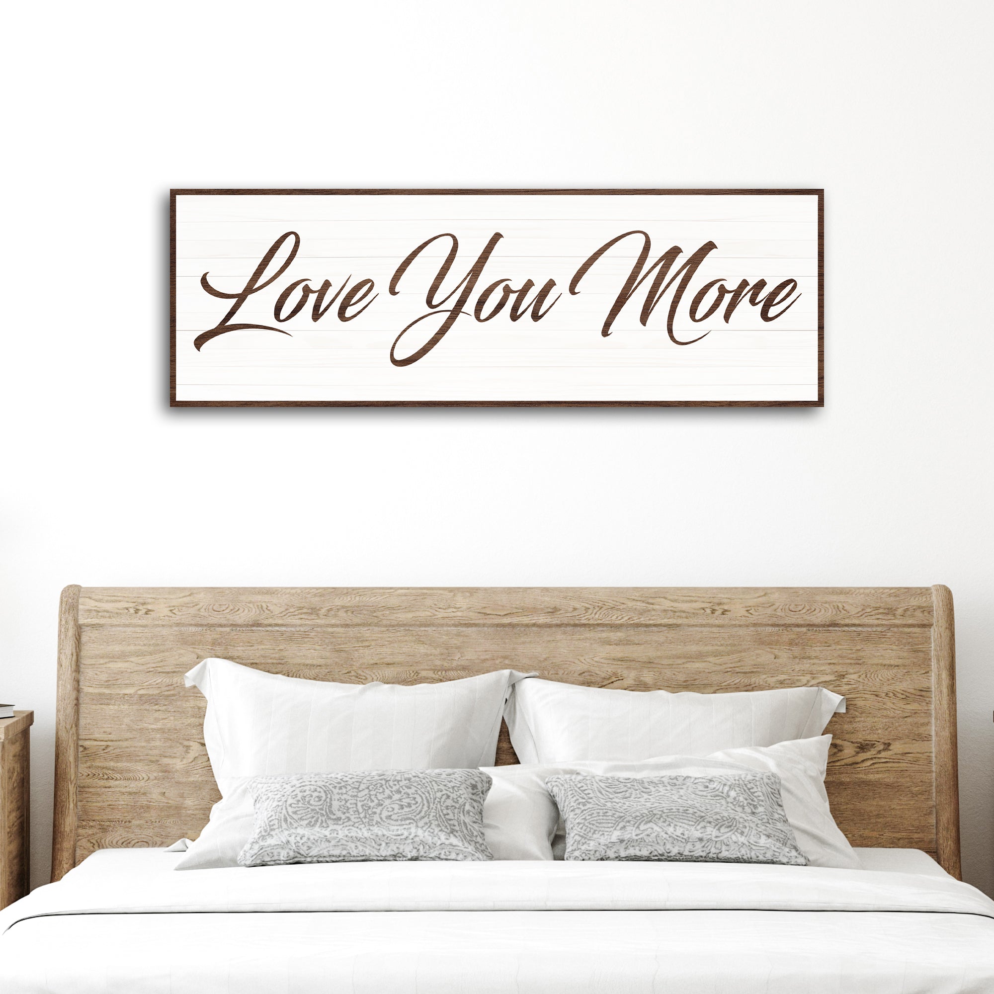 Love You More Sign III on sale at MyriadMart