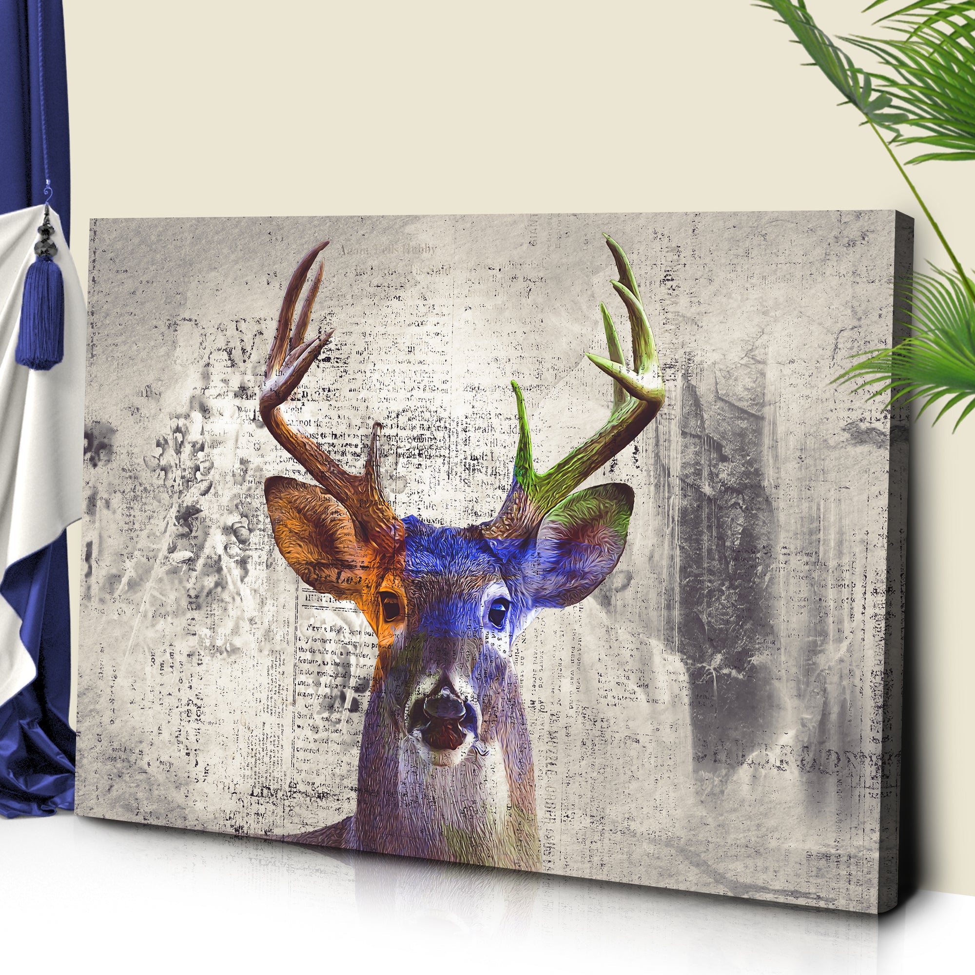 Stunning Deer Canvas Wall Art on sale at MyriadMart