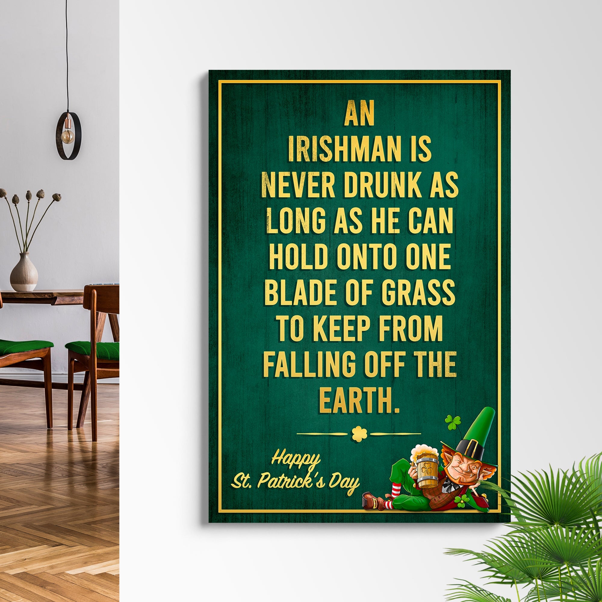 An Irishman Is Never Drunk Sign on sale at MyriadMart