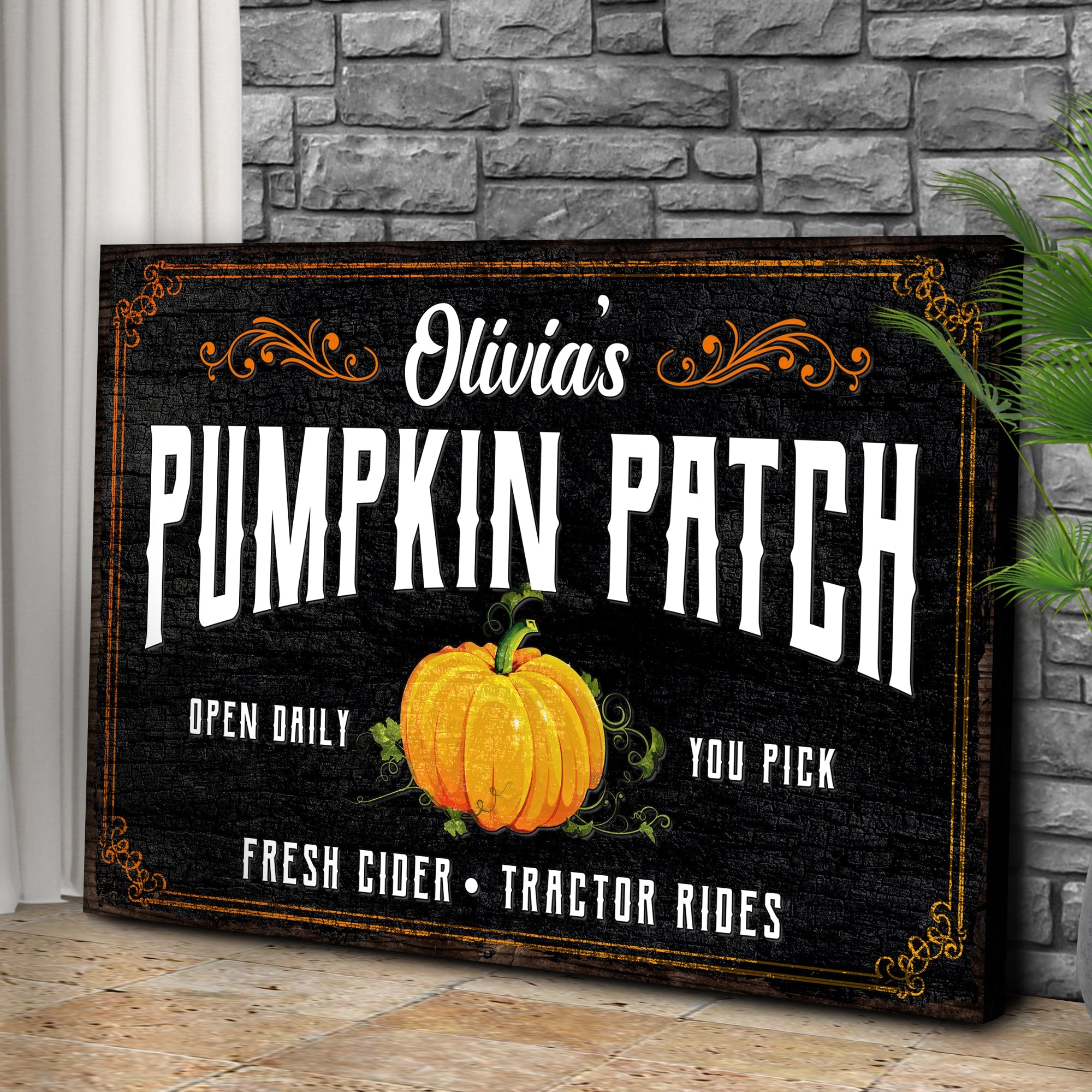 Pumpkin Patch Sign IV on sale at MyriadMart