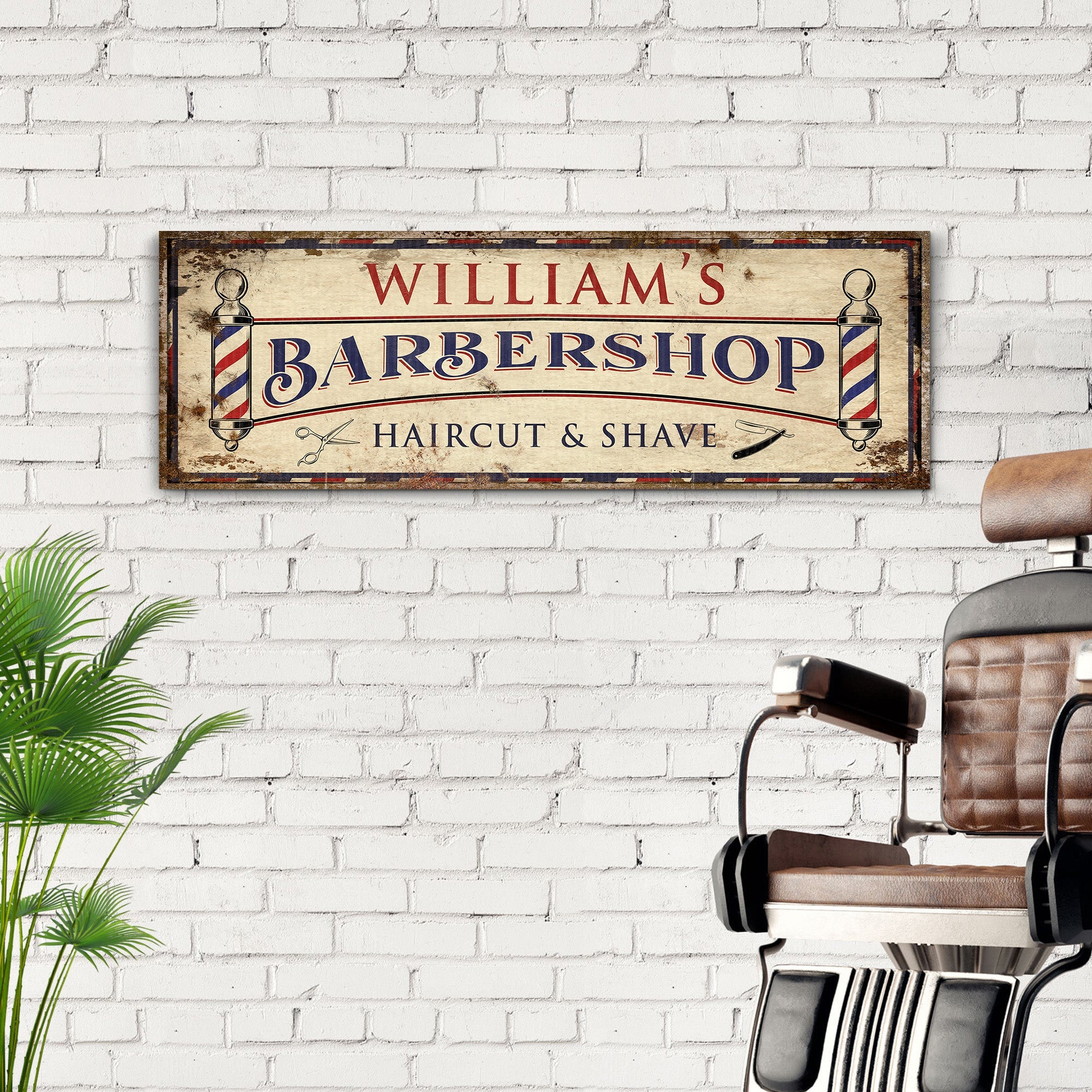 Barbershop Sign VIII on sale at MyriadMart