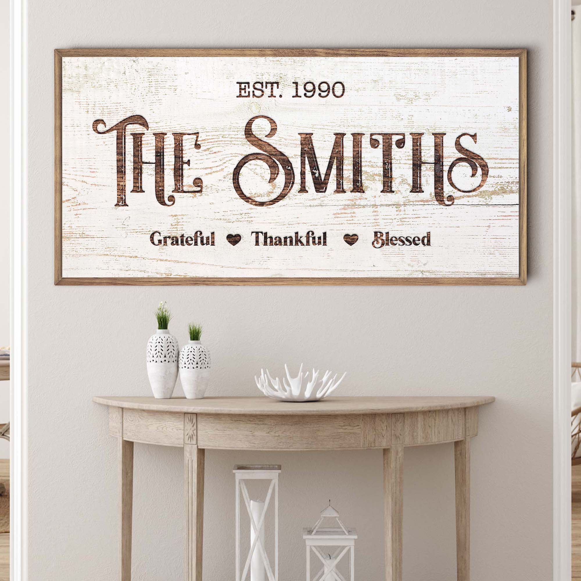 Thanksgiving Family Sign on sale at MyriadMart