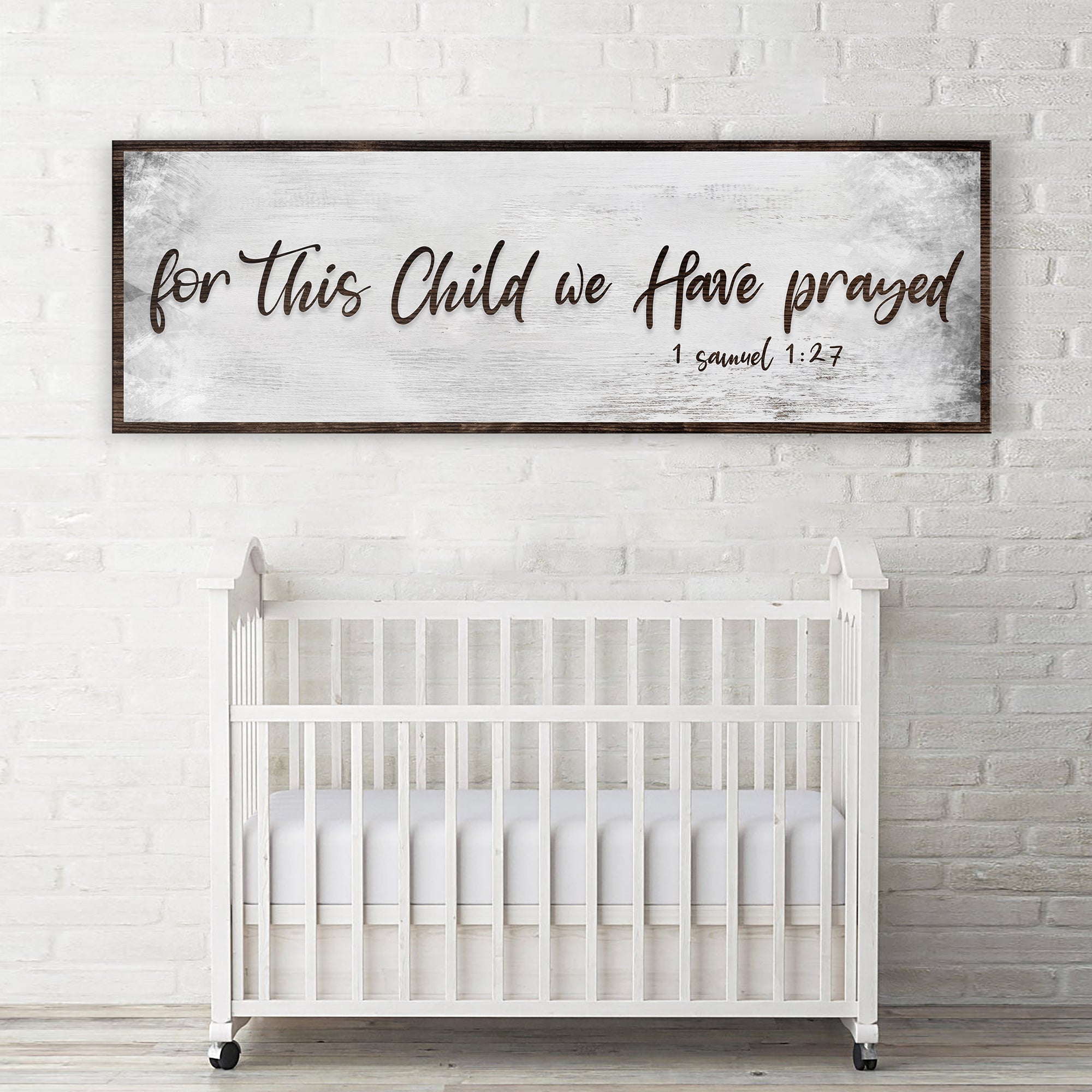 1 Samuel 1:27 - For This Child We Have Prayed Sign III on sale at MyriadMart