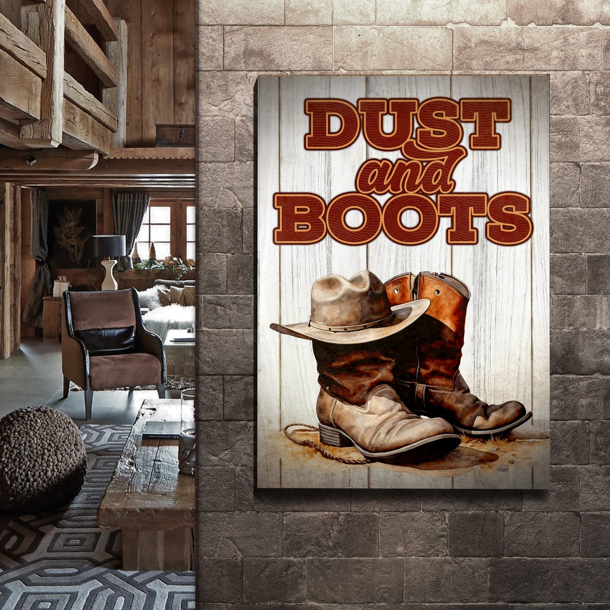 Dust And Boots Western Sayings For Signs on sale at MyriadMart