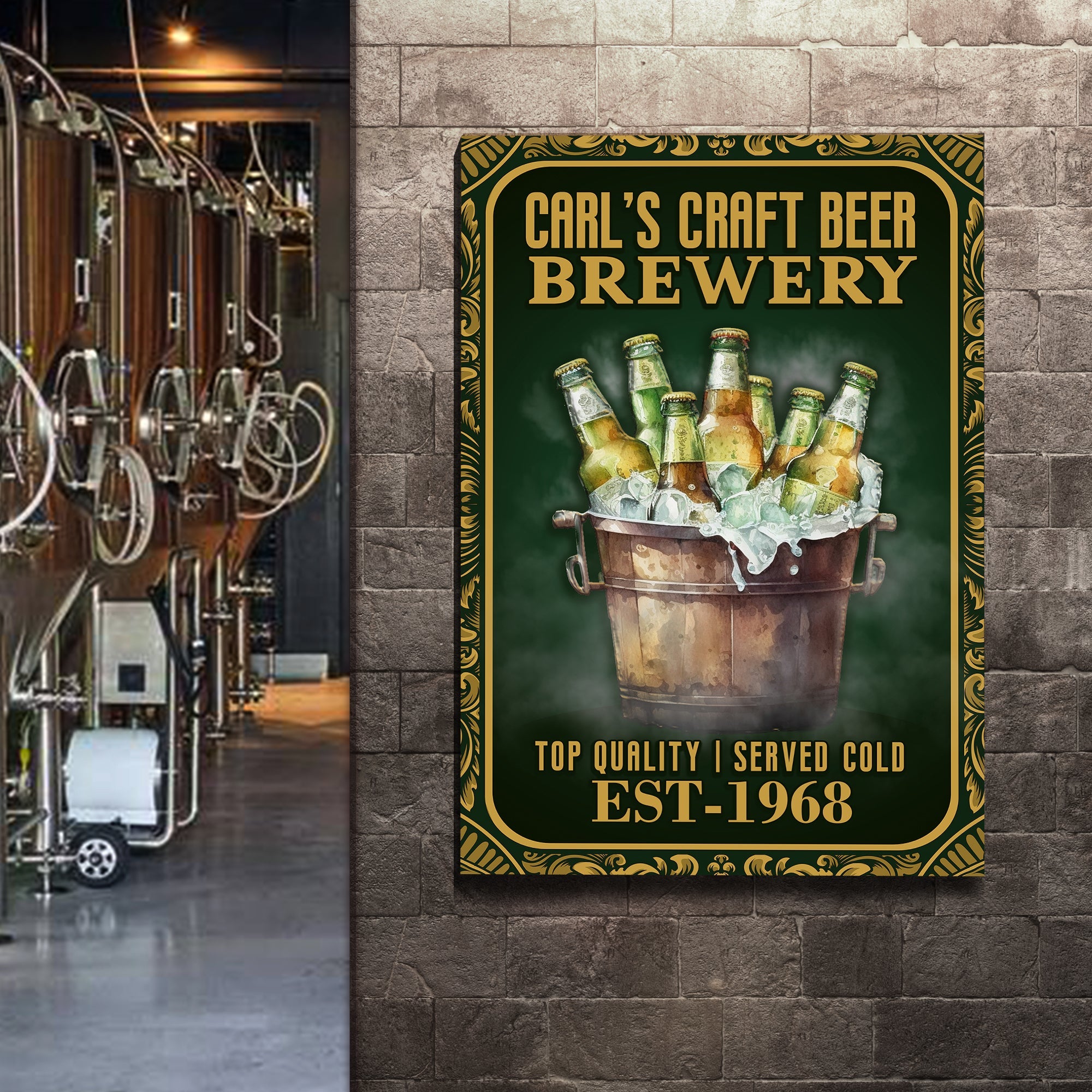 Craft Beer Brewery Sign on sale at MyriadMart