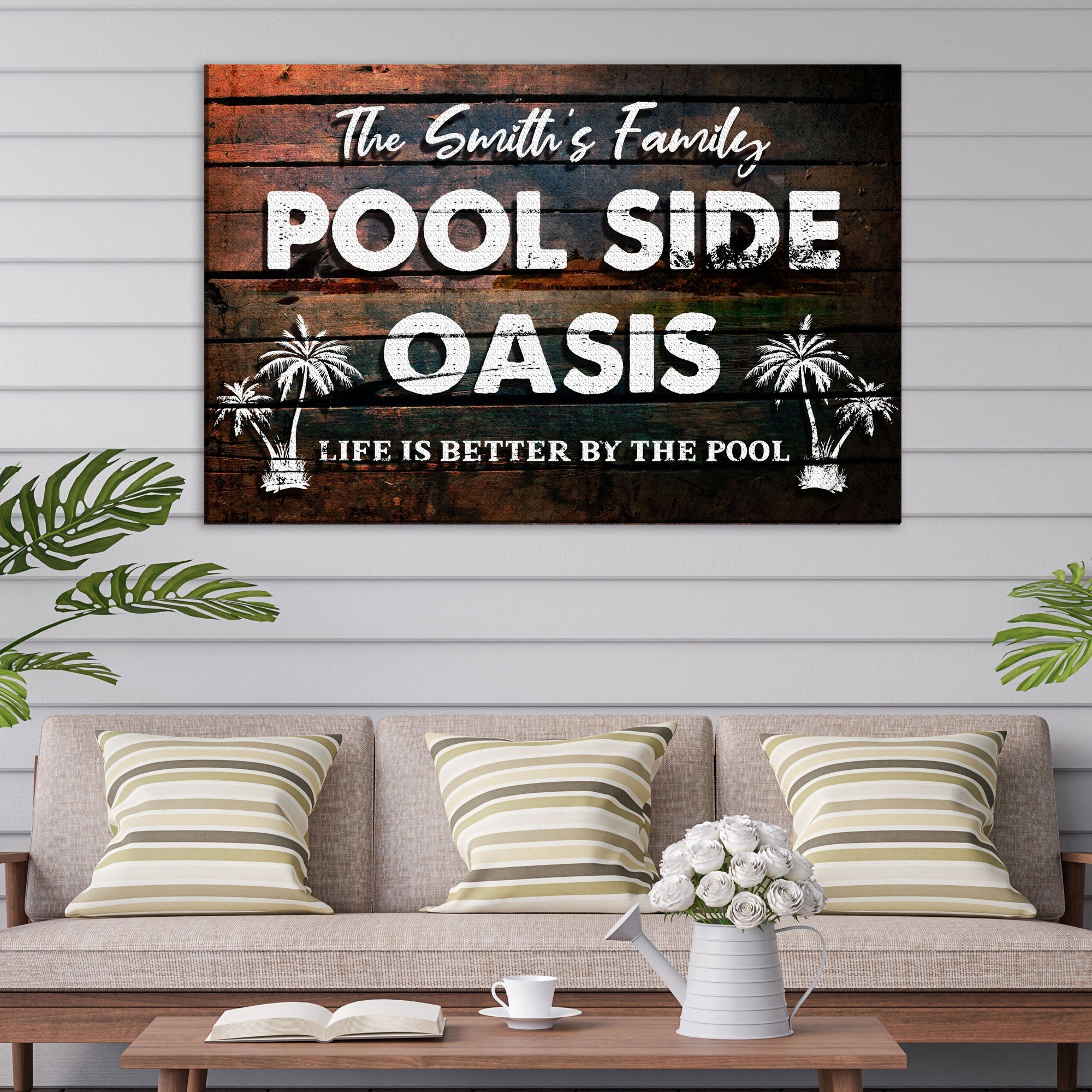 Poolside Oasis Sign on sale at MyriadMart
