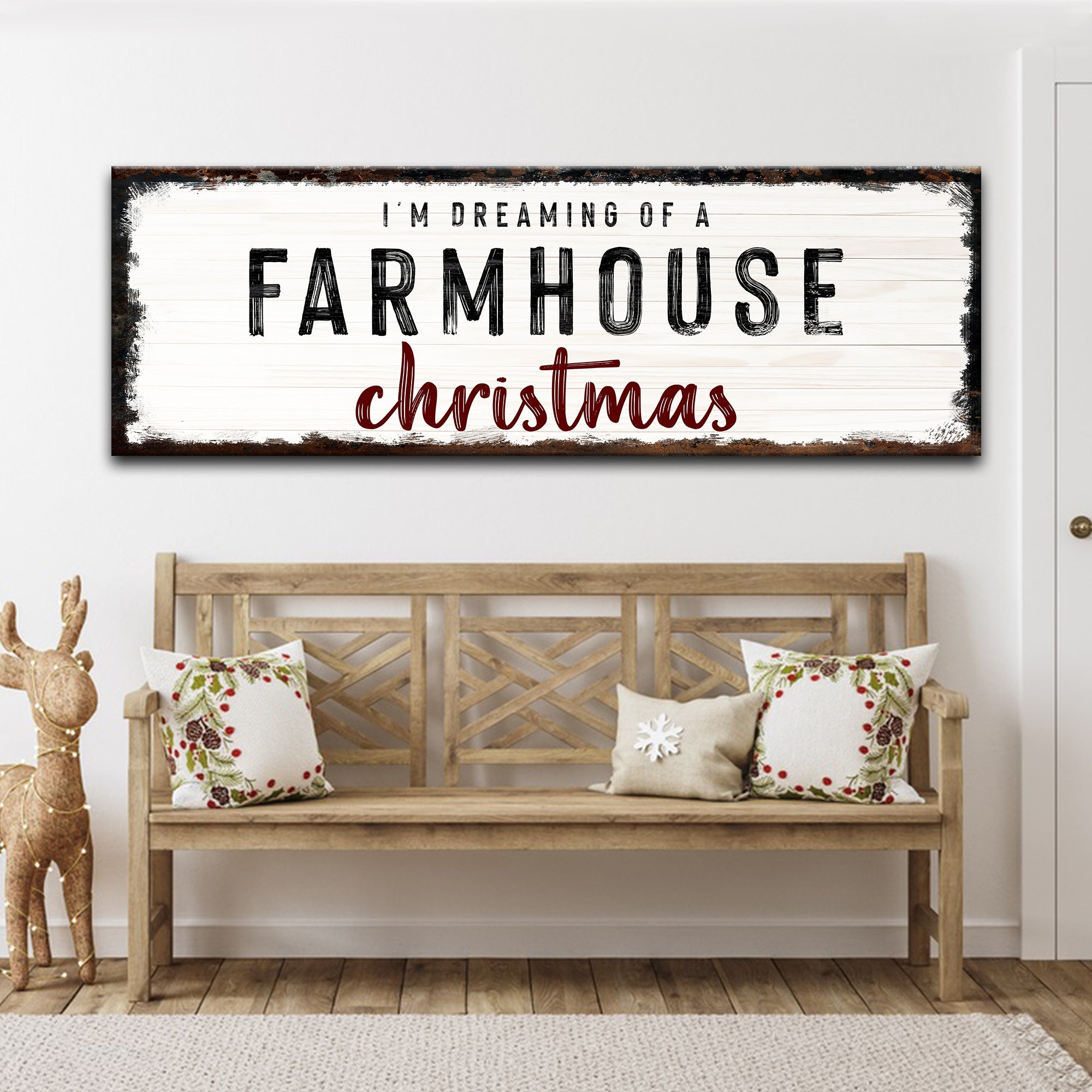 Farmhouse Christmas Sign on sale at MyriadMart