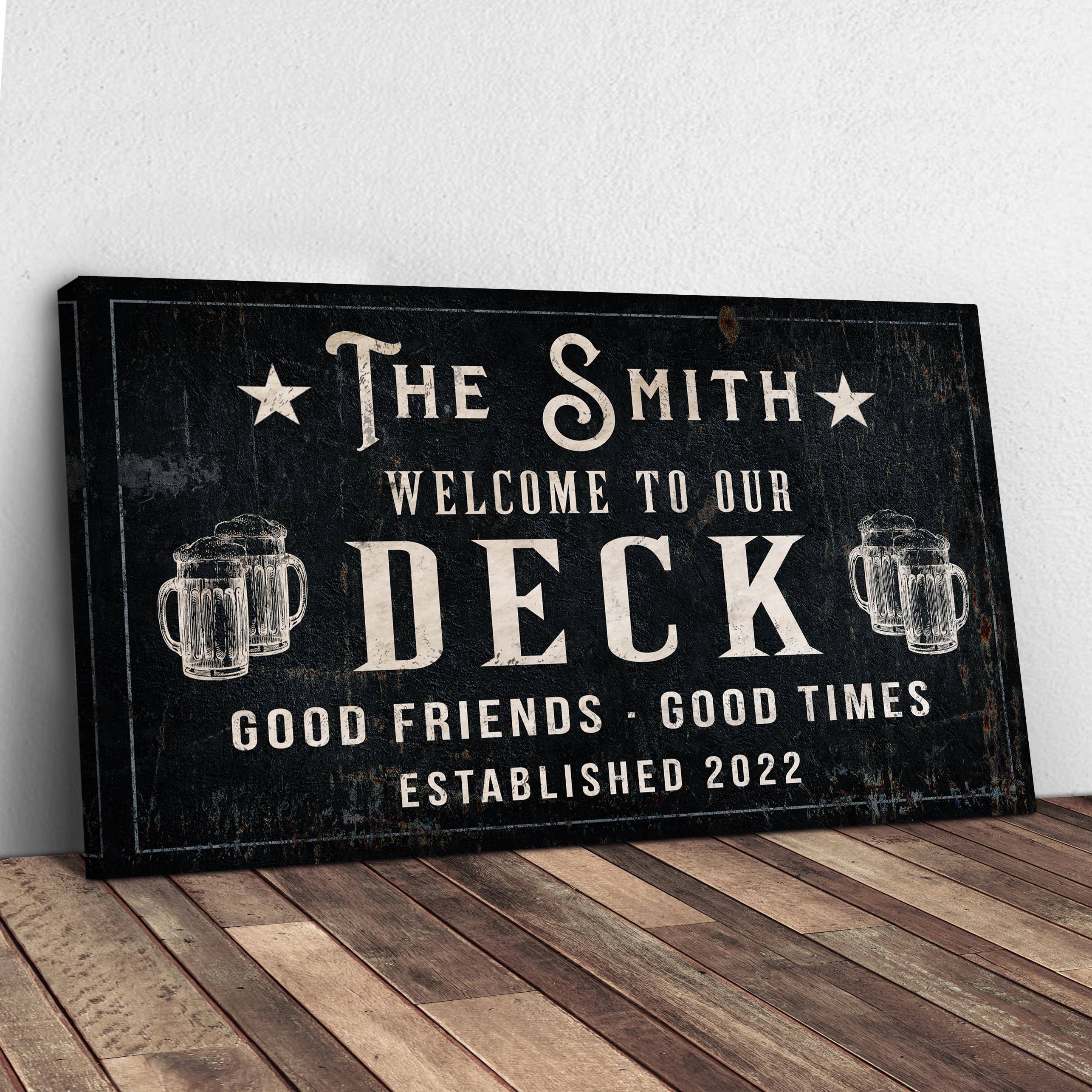 Good Friends Good Times Welcome To Our Deck Sign on sale at MyriadMart