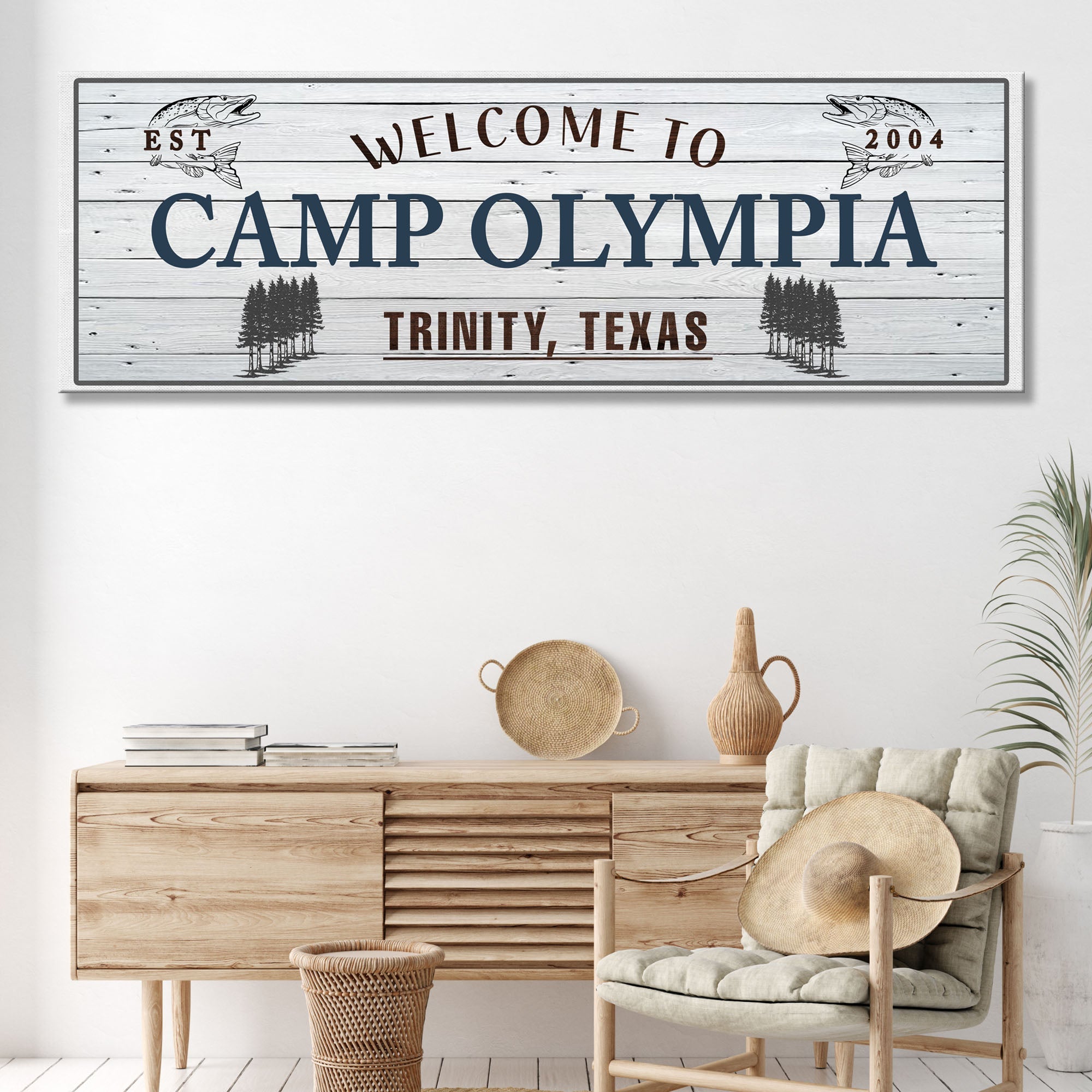 Welcome To Camp Sign on sale at MyriadMart