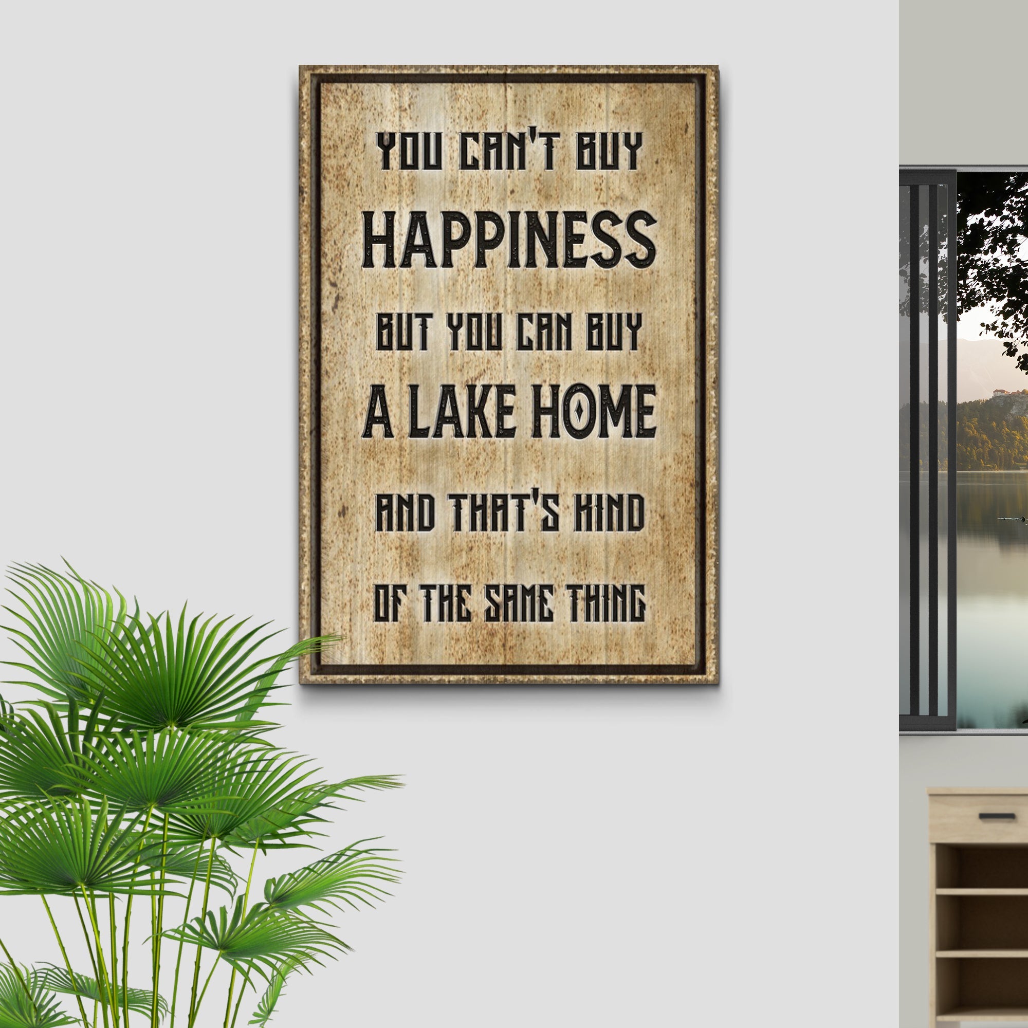 Lake Home Sign on sale at MyriadMart