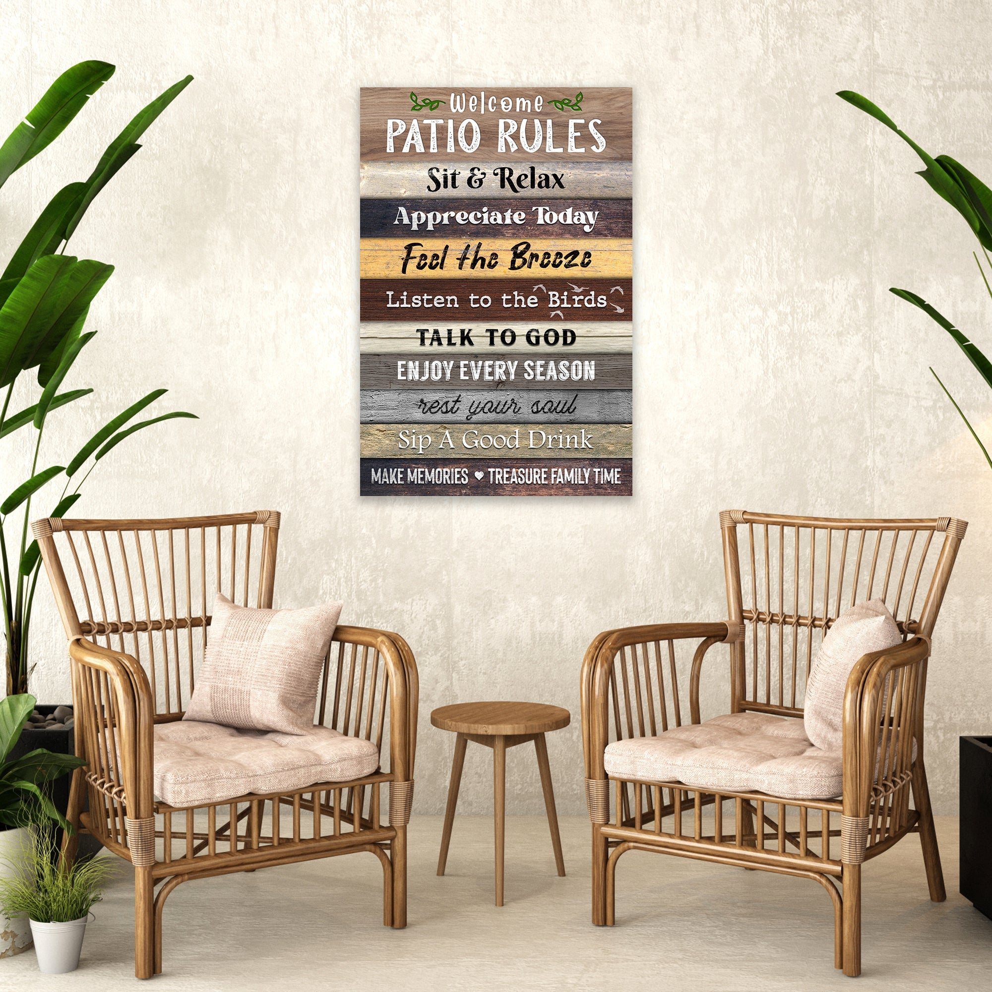 Patio Rules Sign III on sale at MyriadMart
