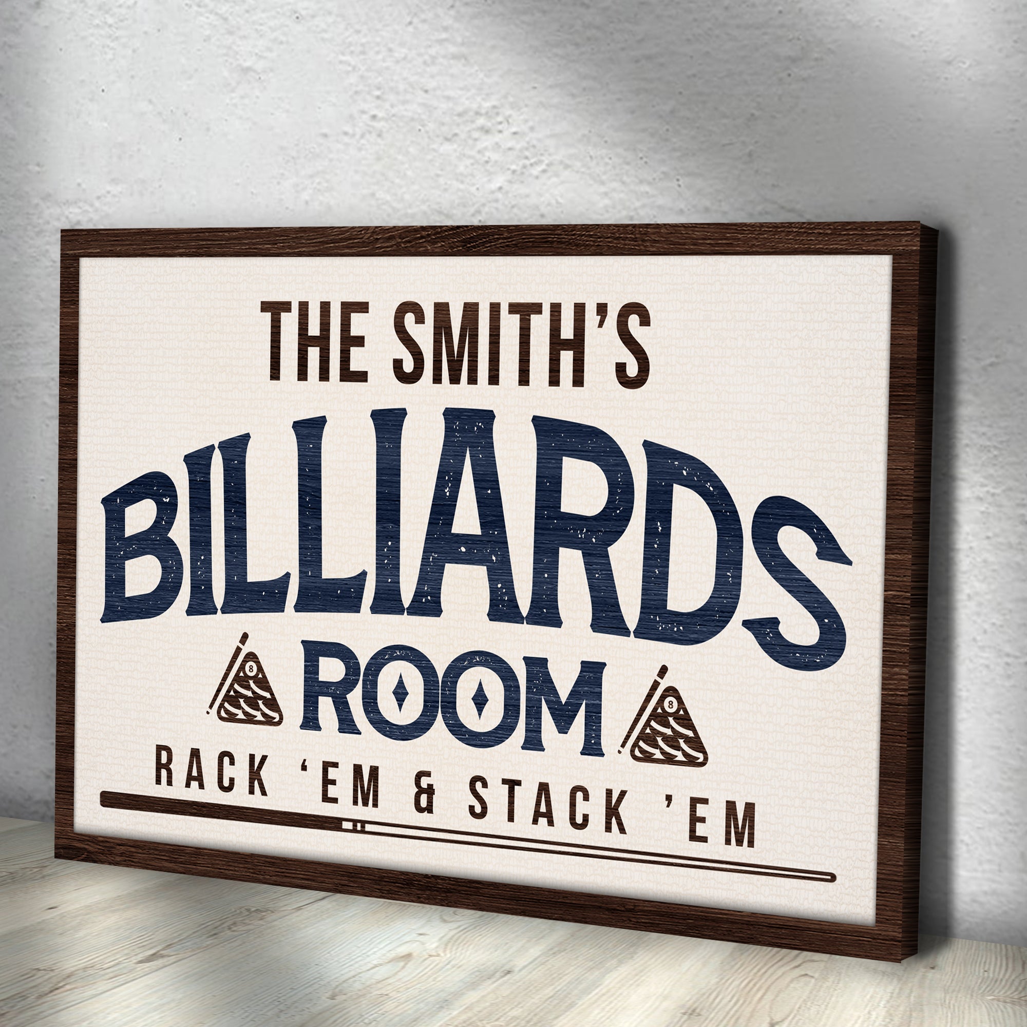 Rack Em Stack Em Billiards Room Sign II on sale at MyriadMart
