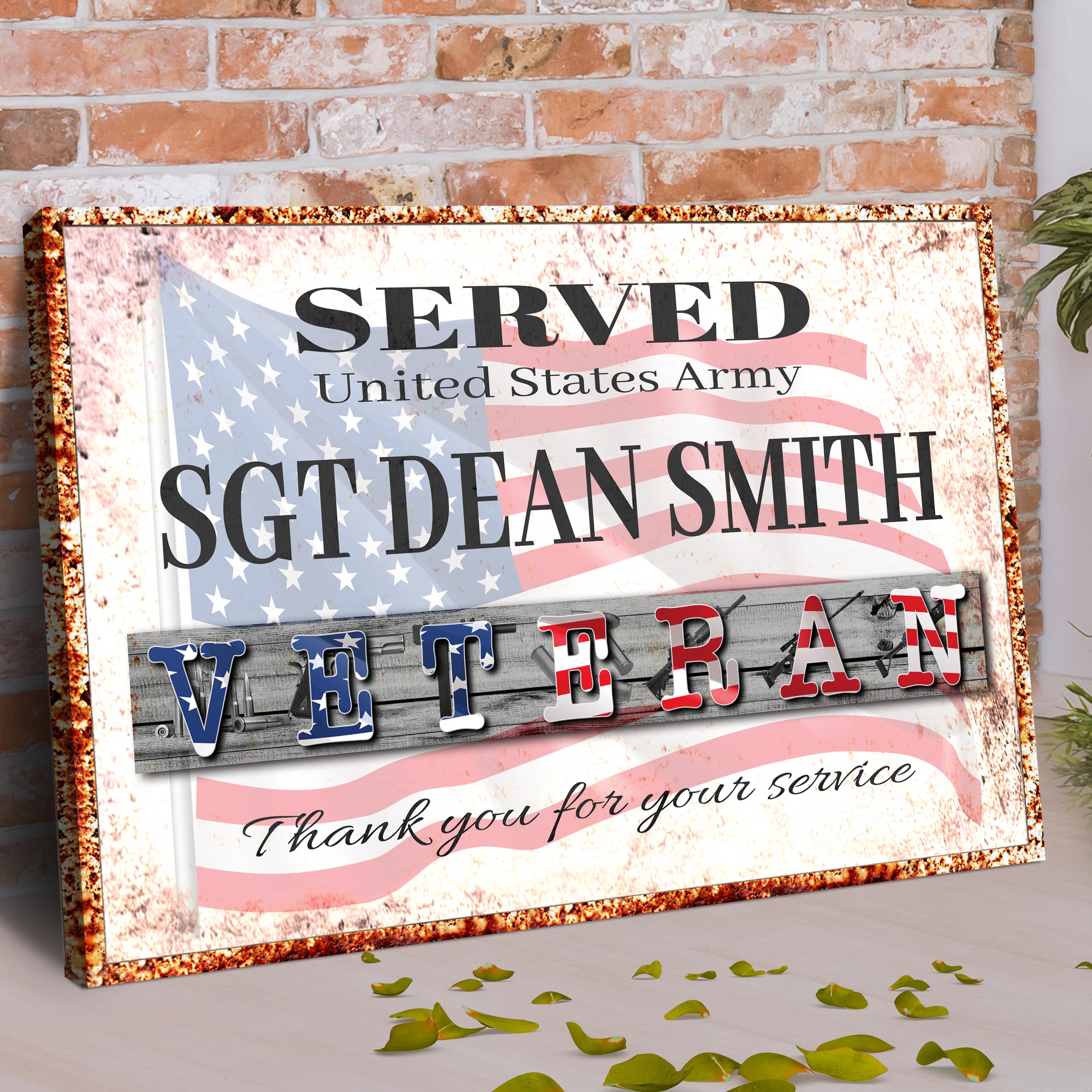 Thank You For Your Service Veterans Sign on sale at MyriadMart