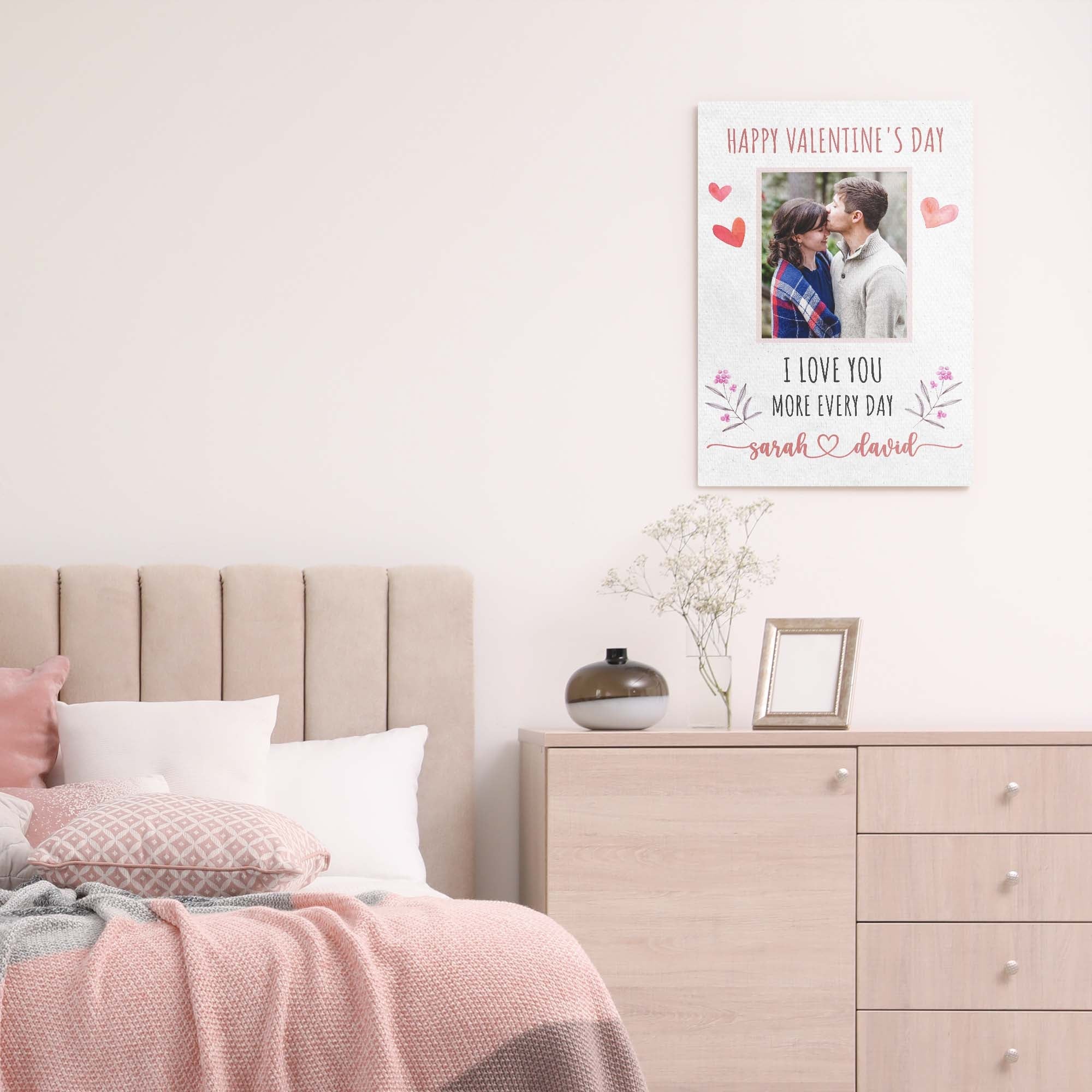 I Love You More Every Day Romantic Sign on sale at MyriadMart