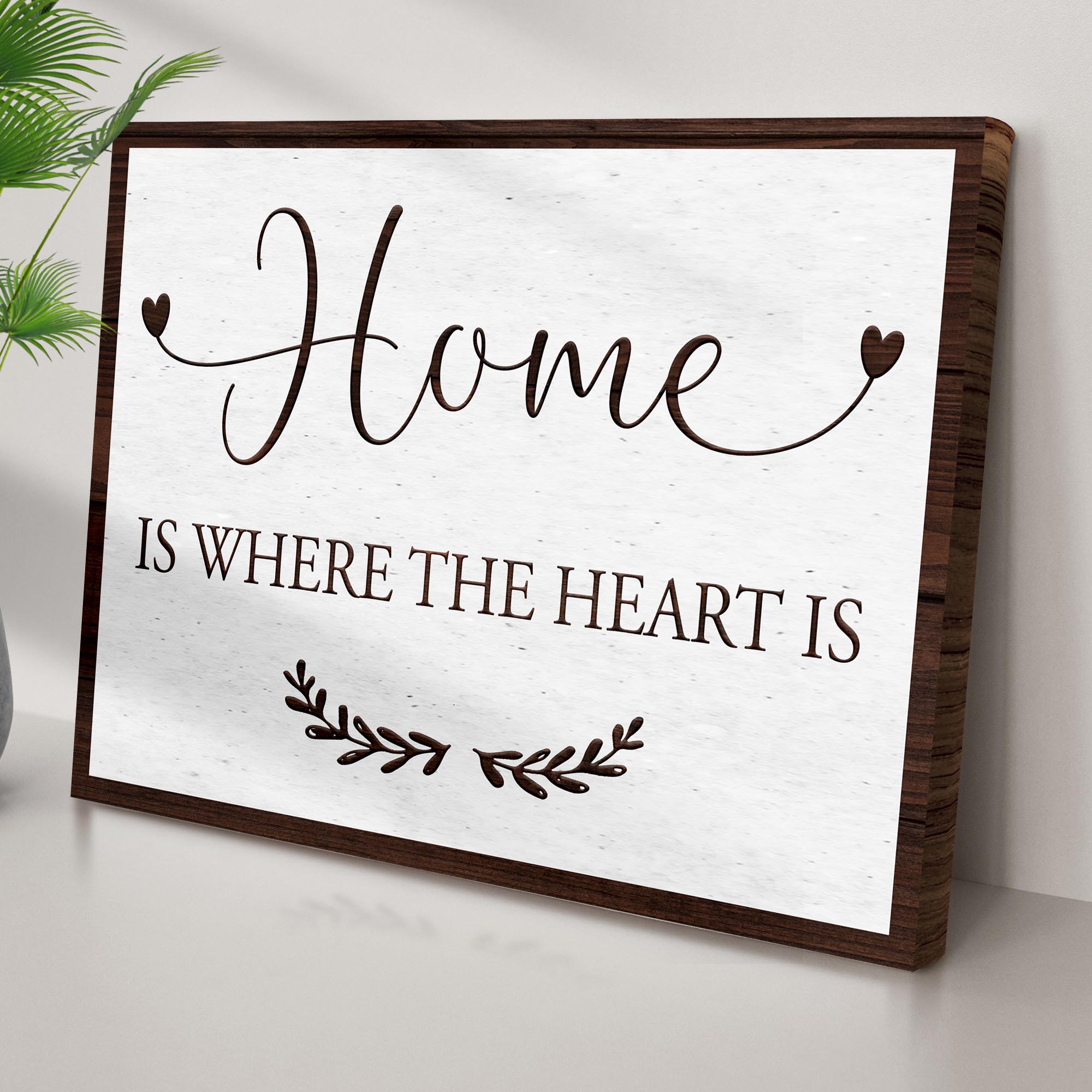 Home Is Where The Heart Is Sign II on sale at MyriadMart