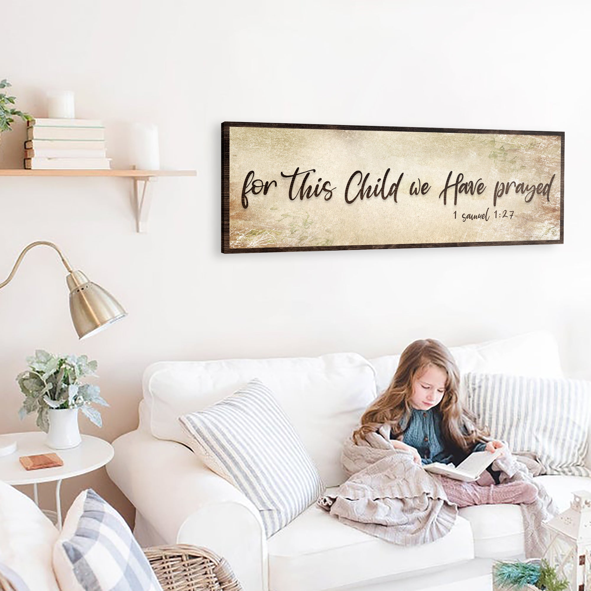 1 Samuel 1:27 - For This Child We Have Prayed Sign III on sale at MyriadMart