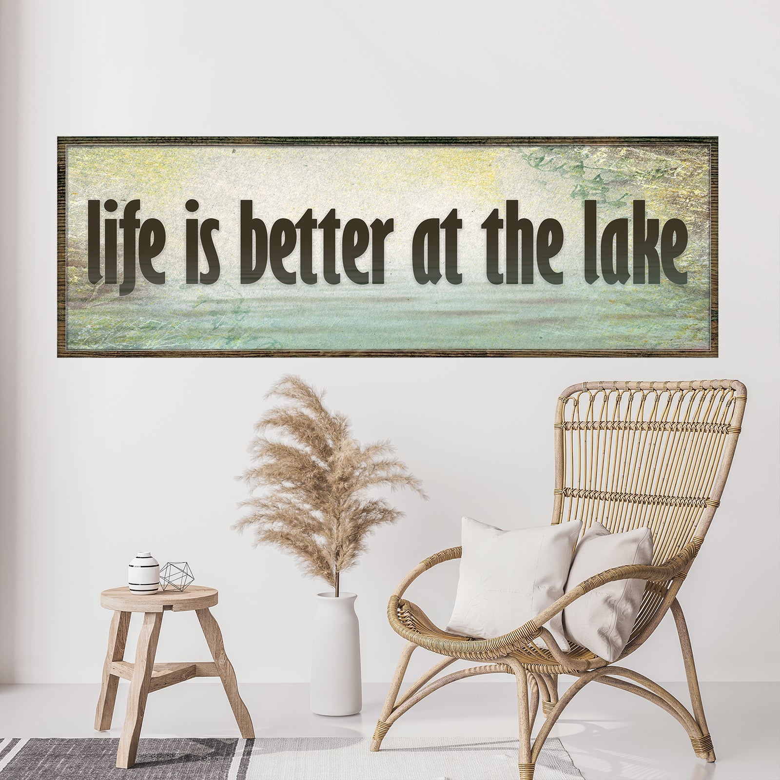Life Is Better At The Lake Sign on sale at MyriadMart