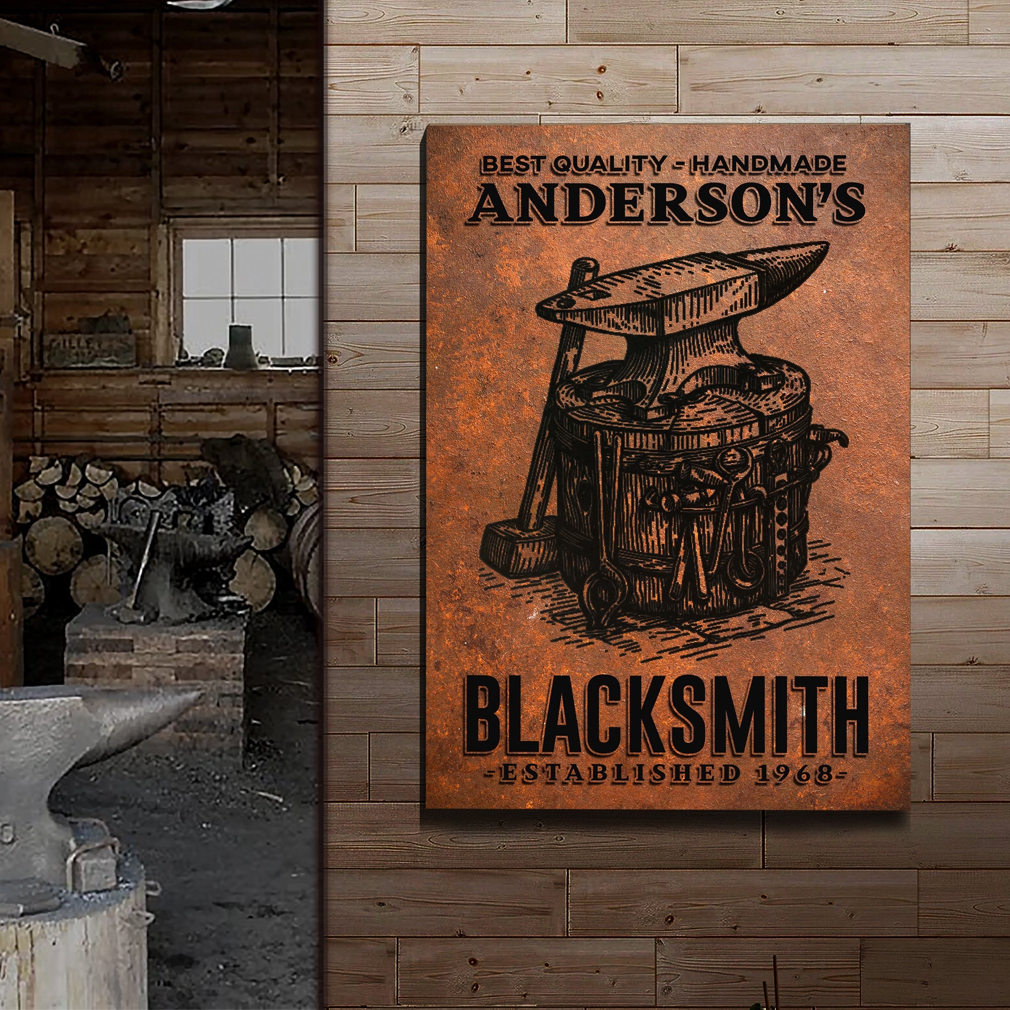 Best Quality Handmade Blacksmith Sign on sale at MyriadMart