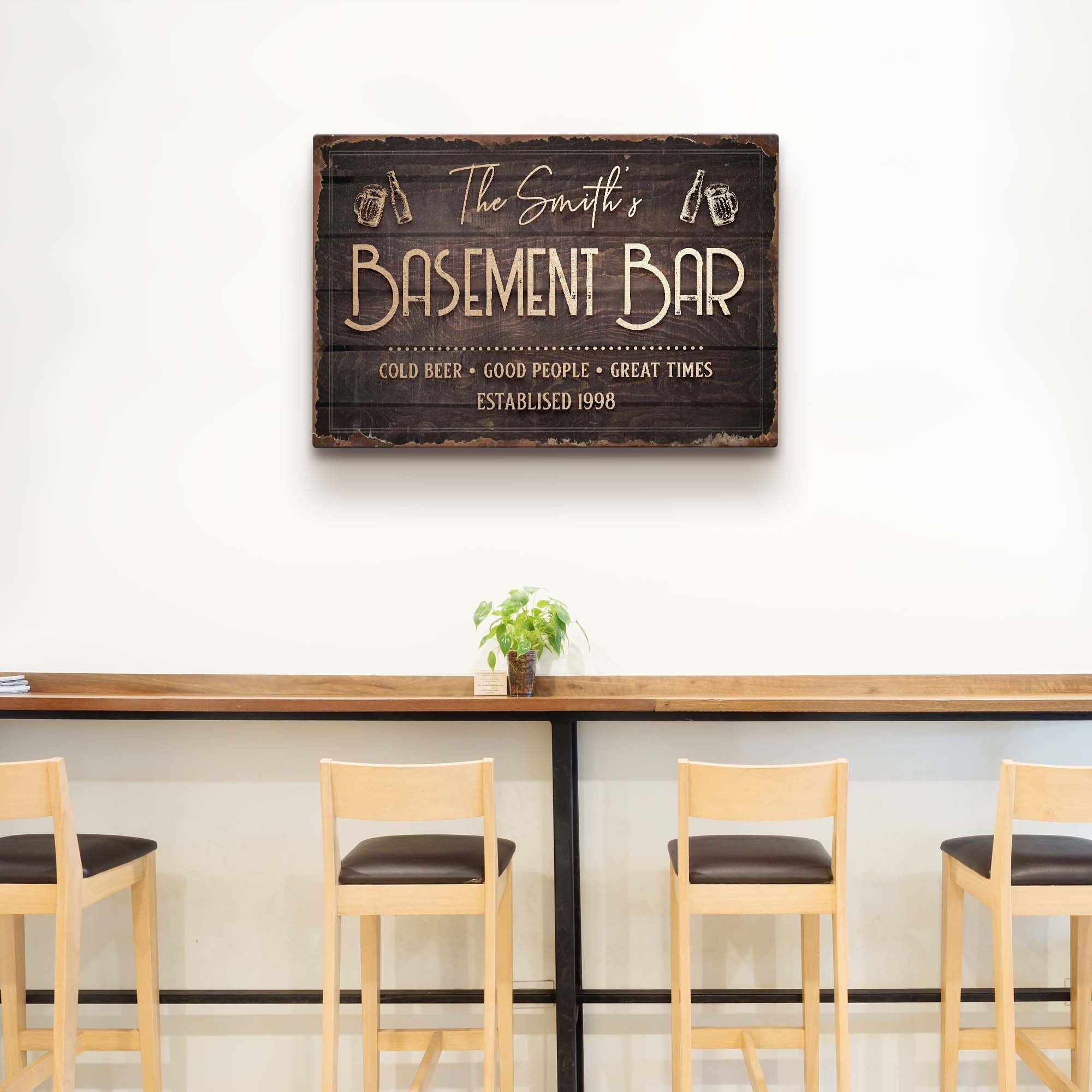 Family Basement Bar Sign II on sale at MyriadMart