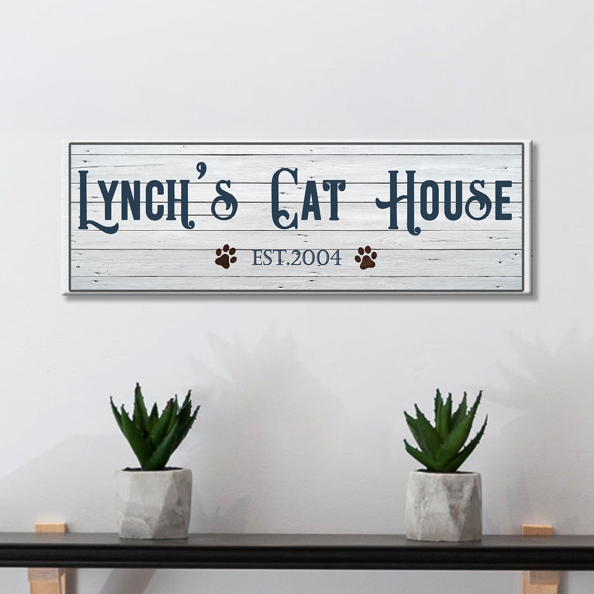 Cat House Sign on sale at MyriadMart