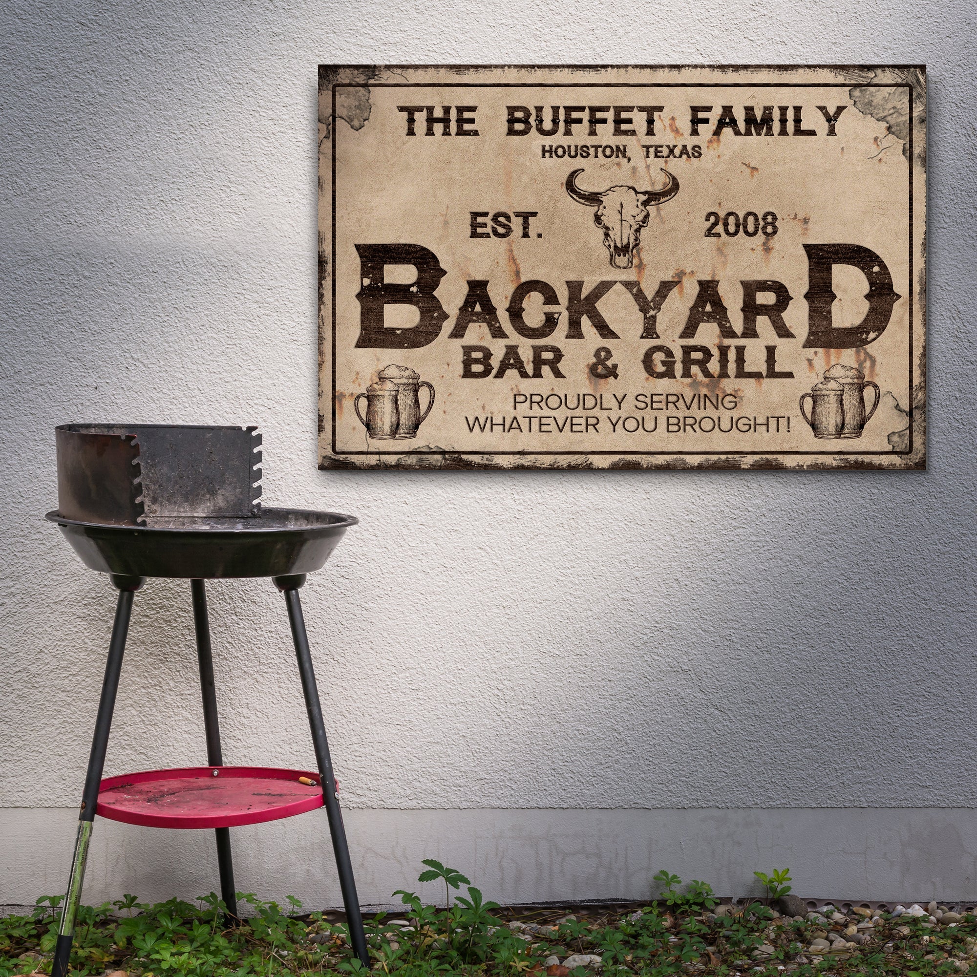 Backyard Bar & Grill Sign VIII on sale at MyriadMart
