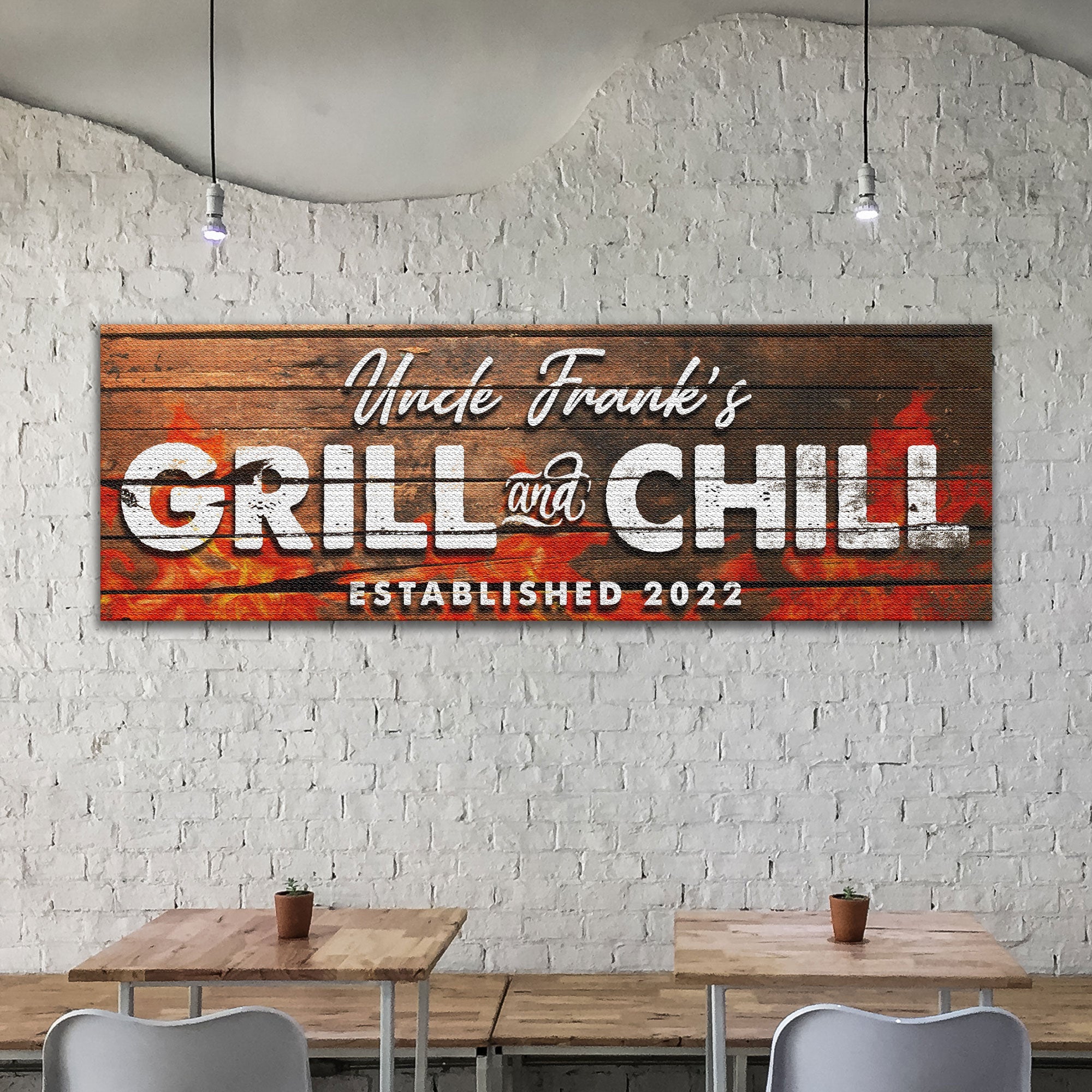 Grill And Chill Sign II on sale at MyriadMart
