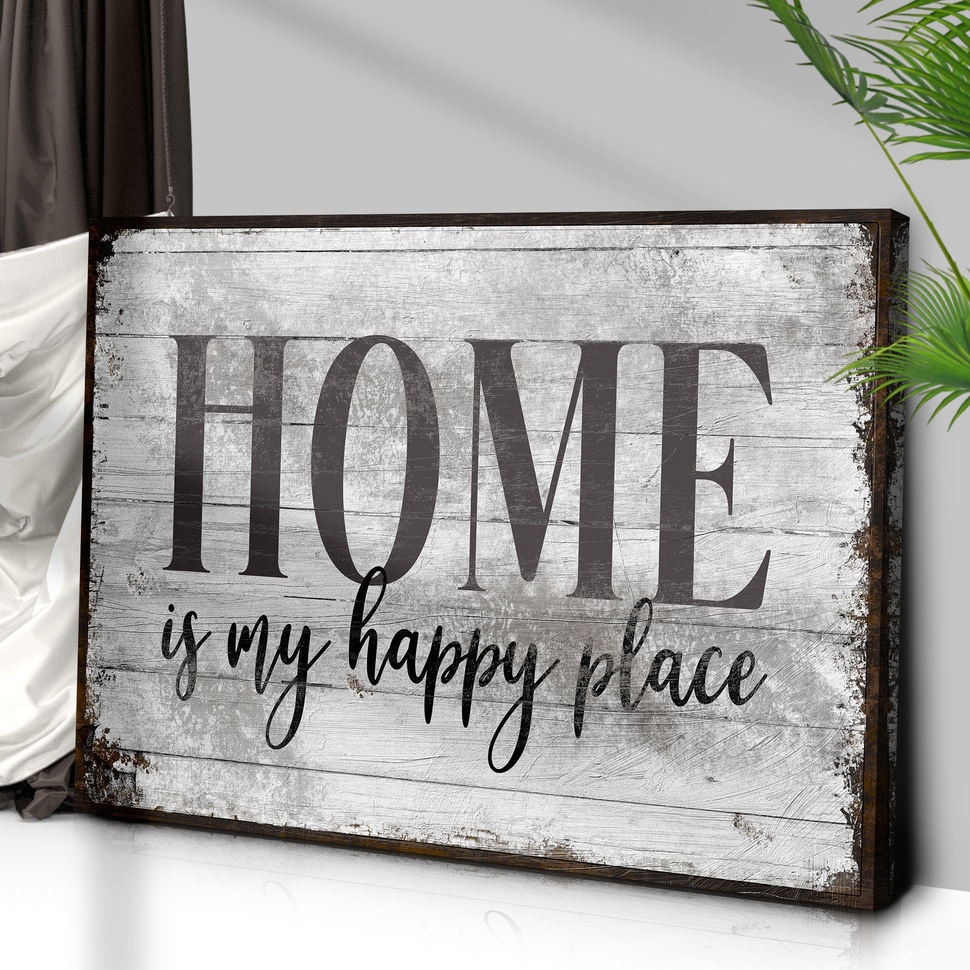 Home Is My Happy Place Sign III on sale at MyriadMart