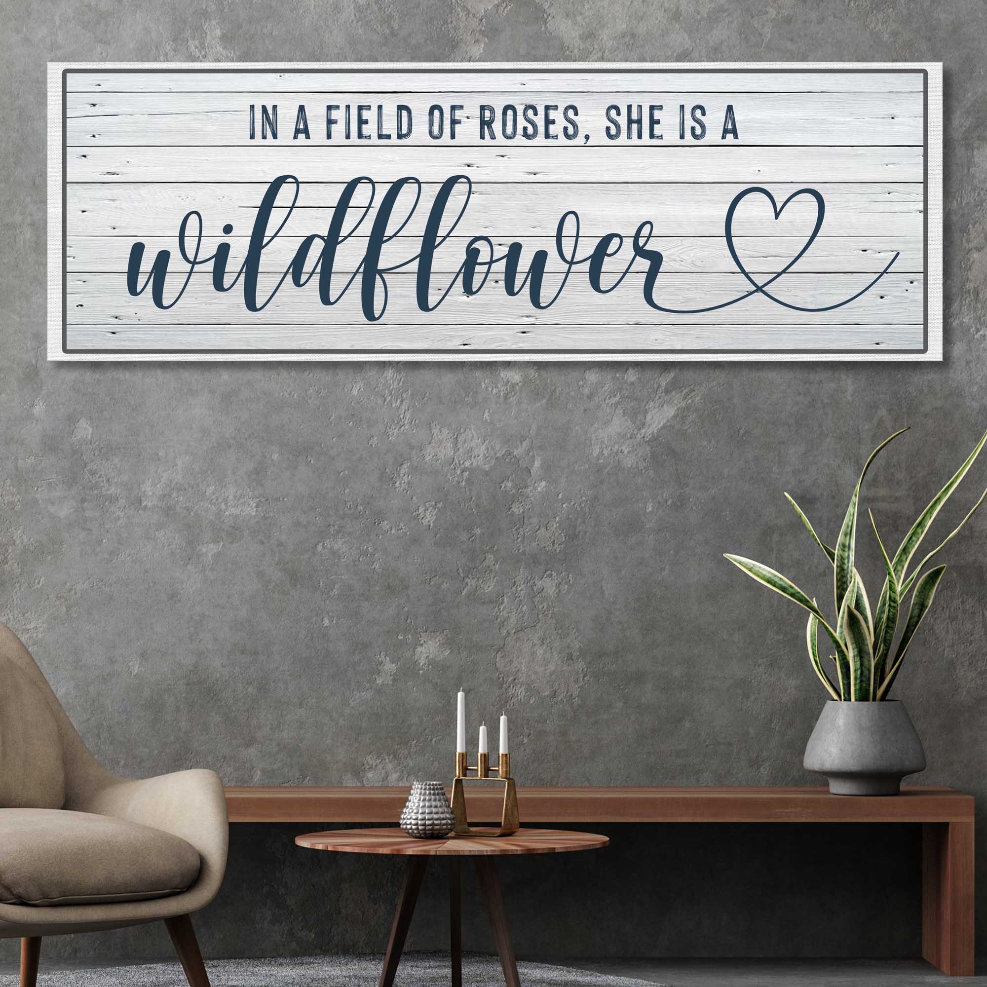 She Is A Wildflower Sign II on sale at MyriadMart