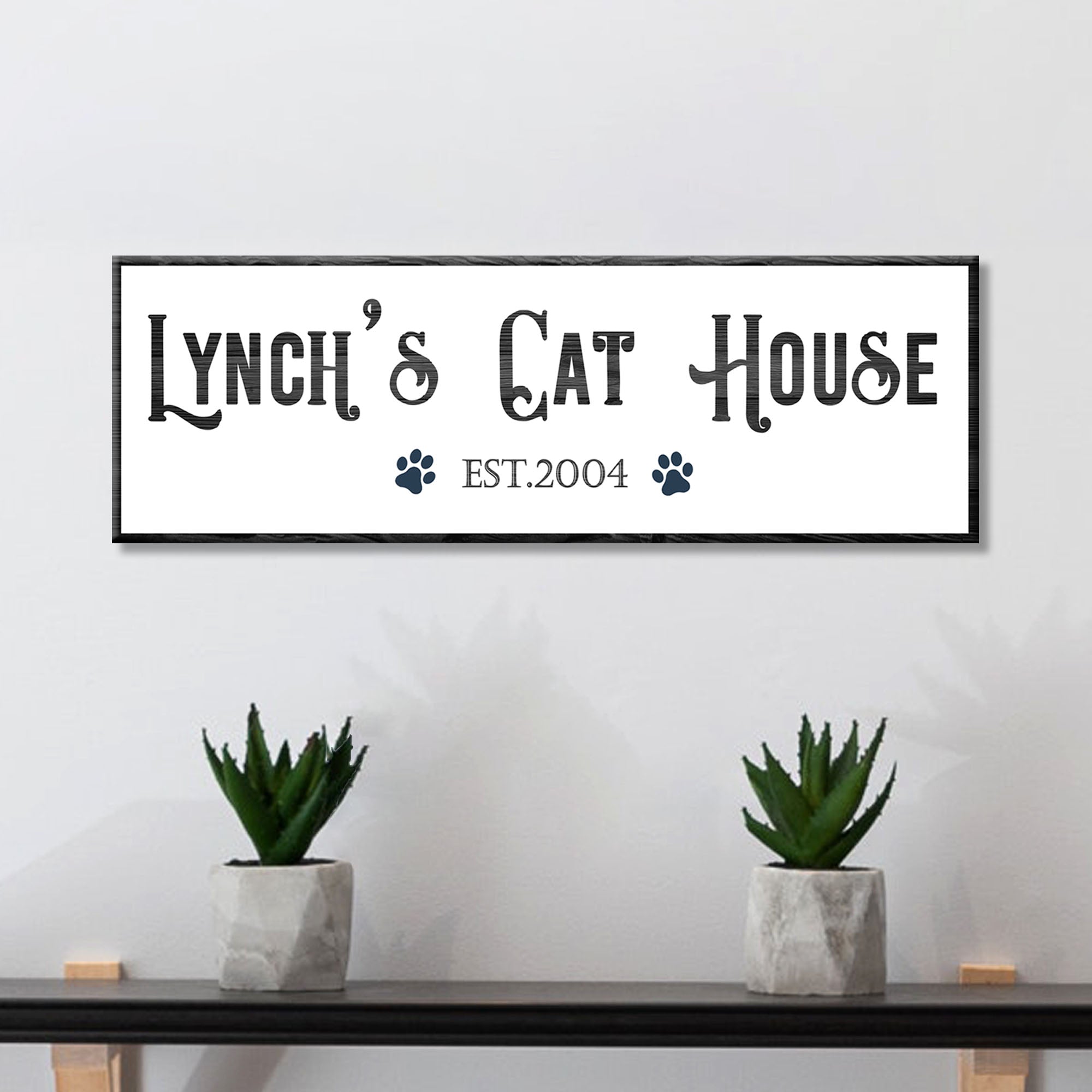Cat House Sign on sale at MyriadMart
