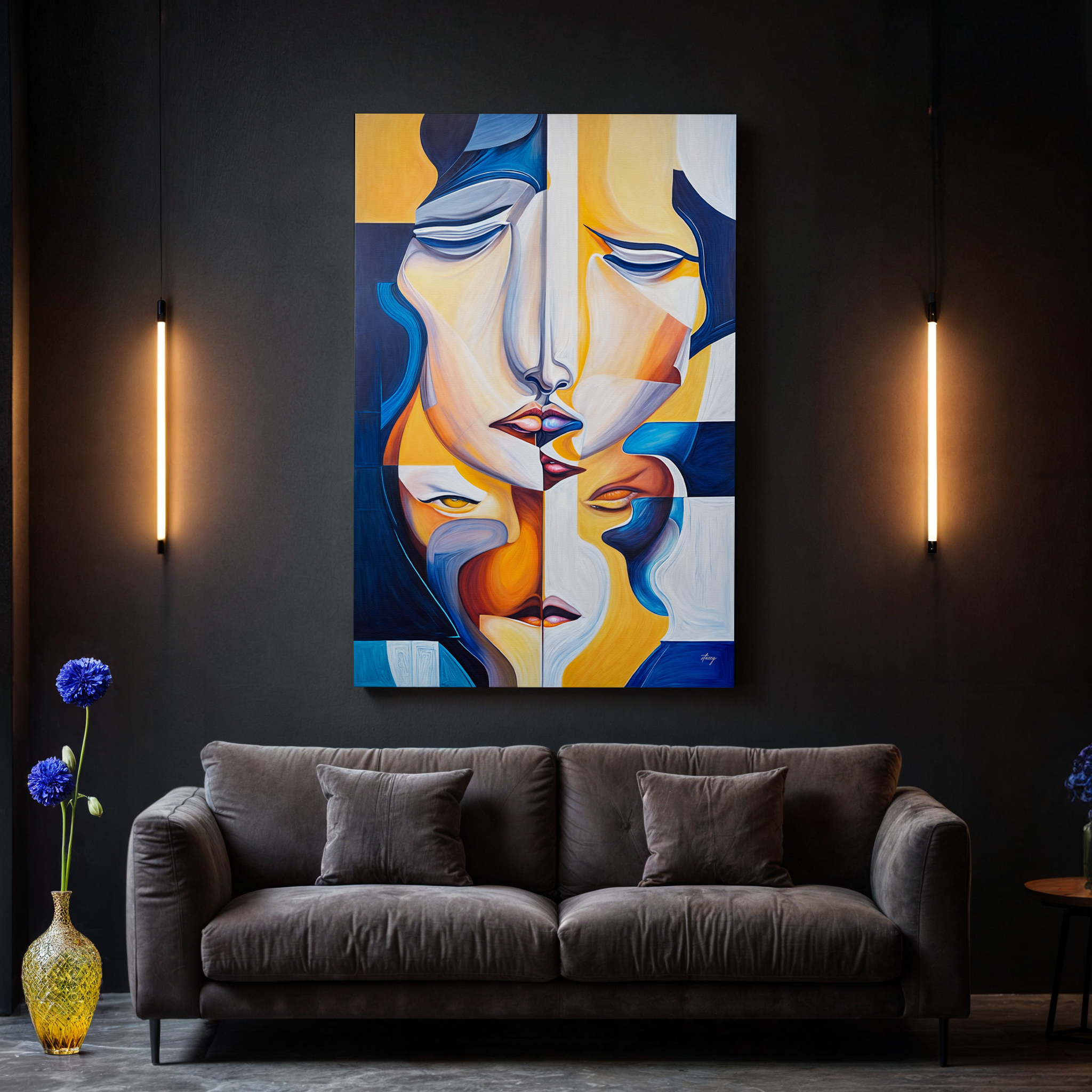 Canvas Print: "Talk" on sale at MyriadMart