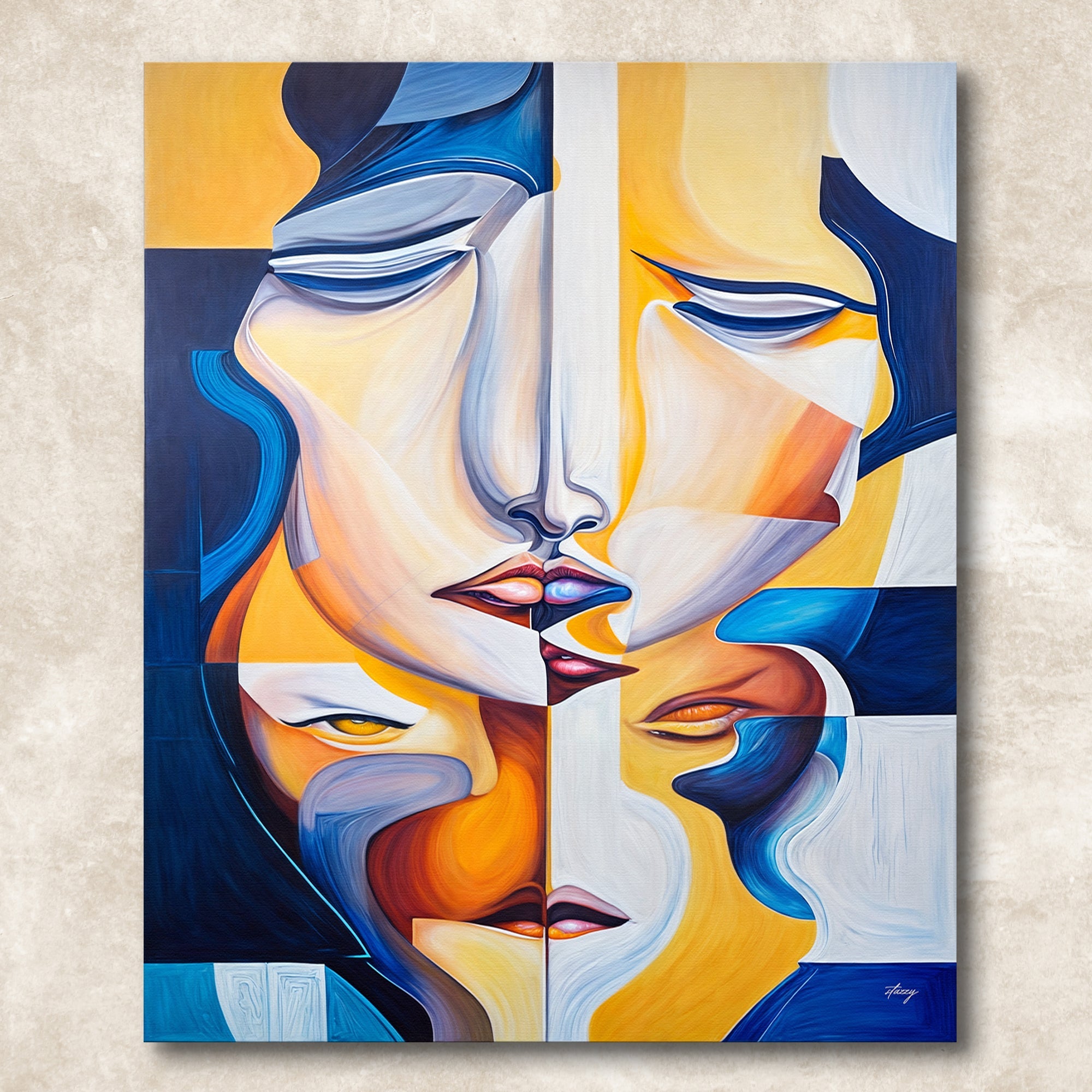 Canvas Print: "Talk" on sale at MyriadMart