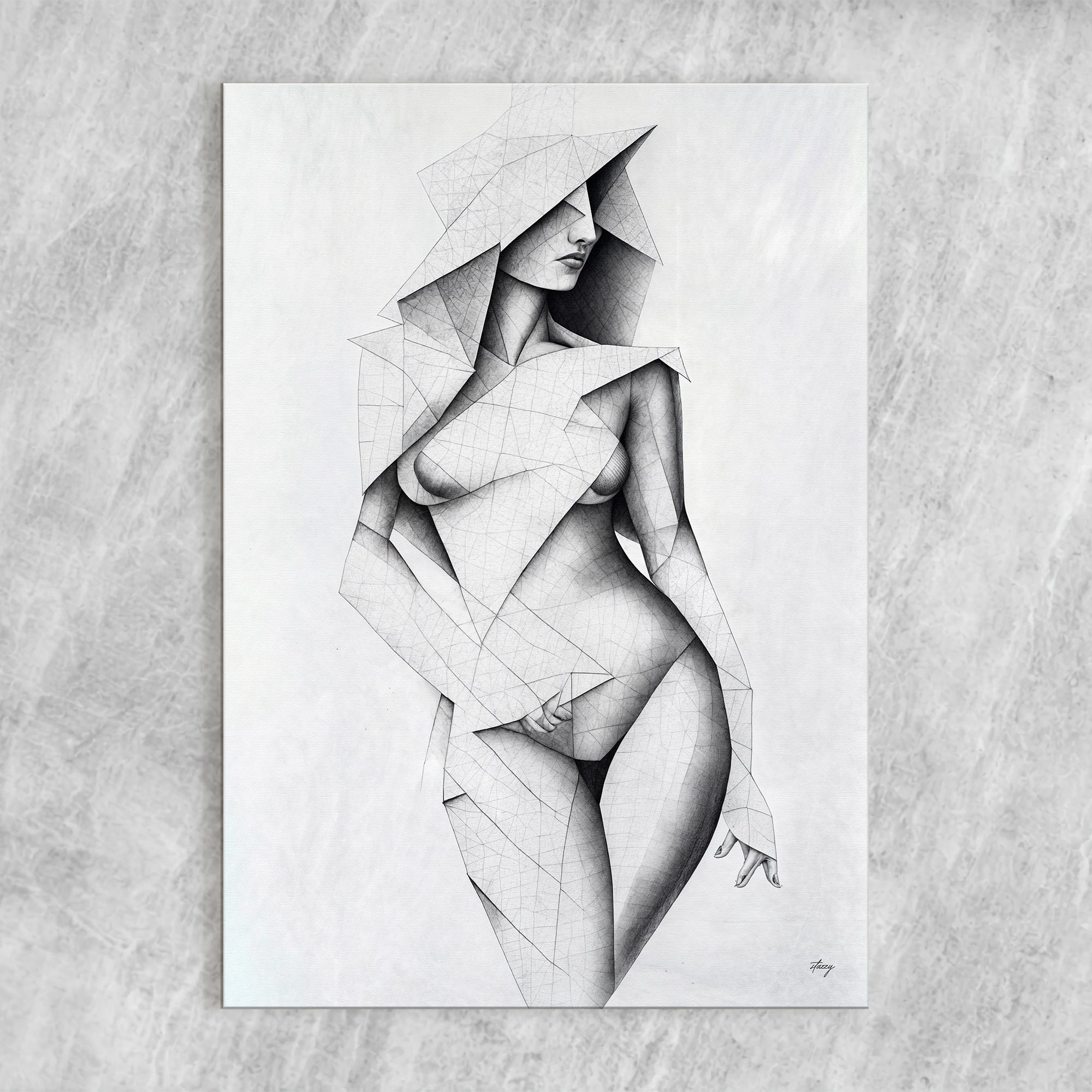 Canvas Print: "Tangible Point" on sale at MyriadMart