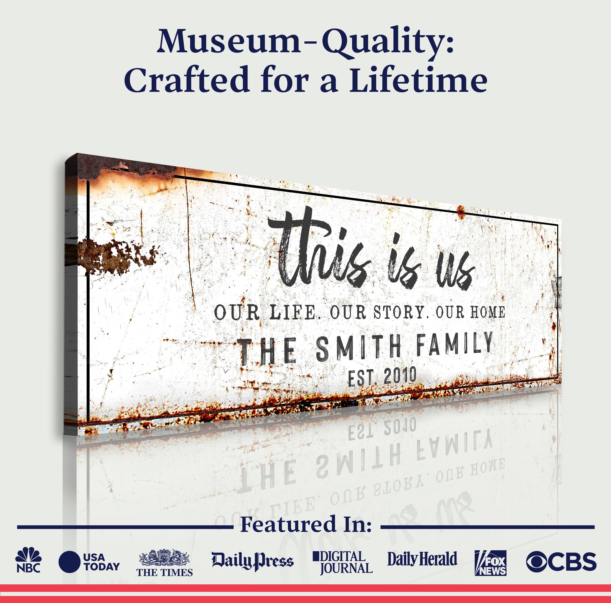 This Is Us Rustic Sign on sale at MyriadMart