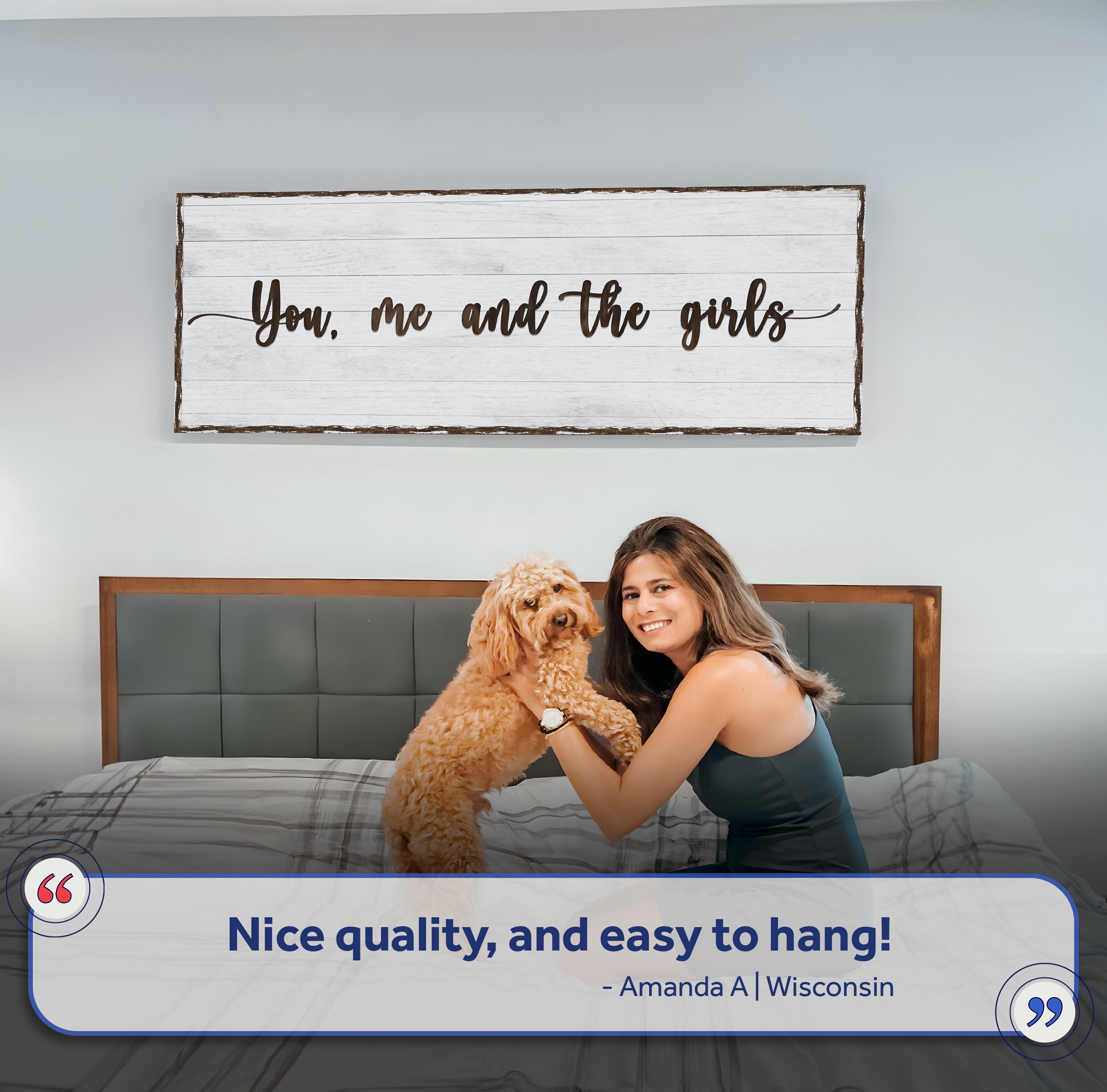 You, Me, And The Girls Sign on sale at MyriadMart