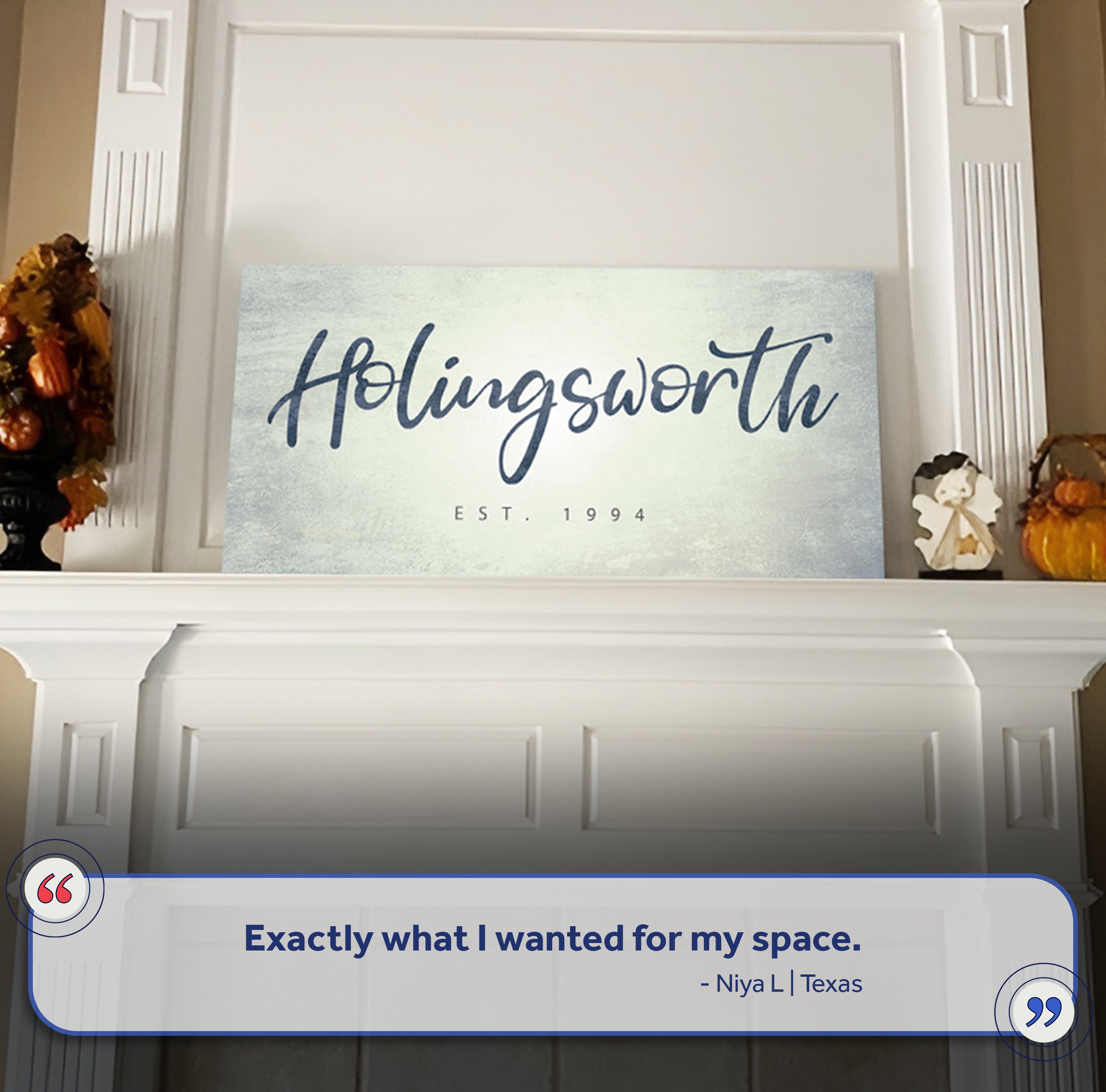 Family Name Sign V on sale at MyriadMart