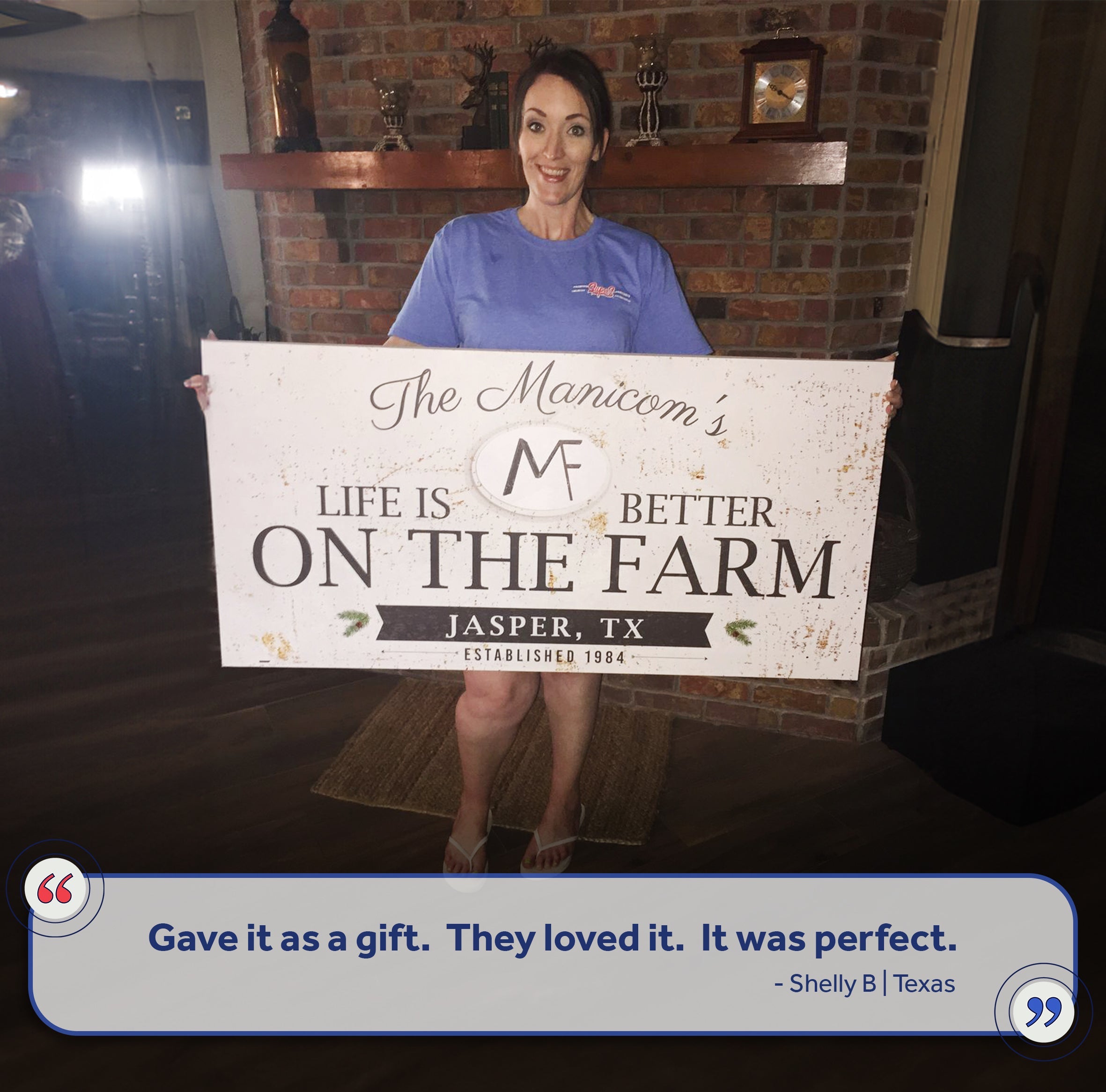 Life Is Better On The Farm Sign on sale at MyriadMart