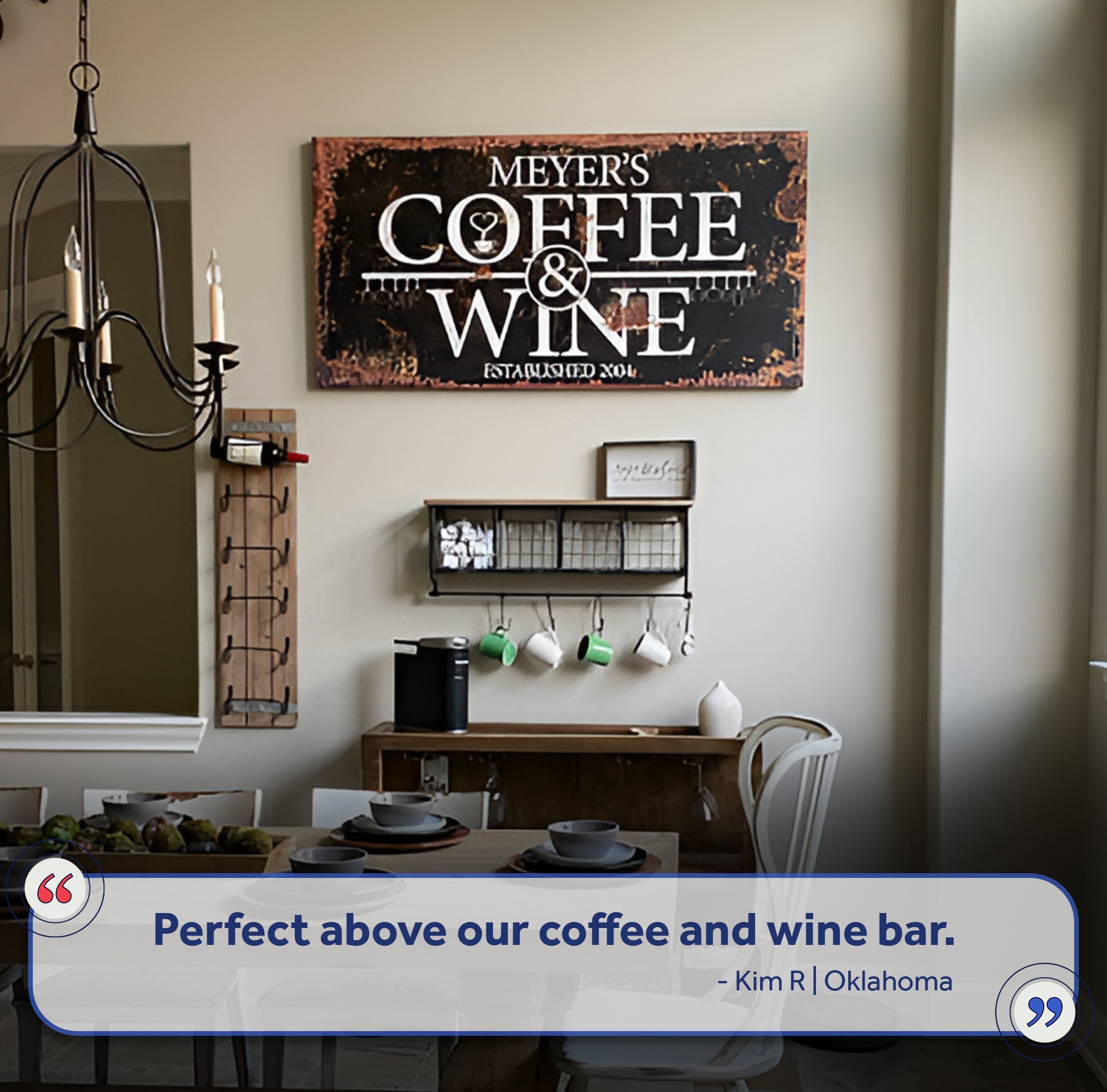 Coffee and Wine Sign III on sale at MyriadMart