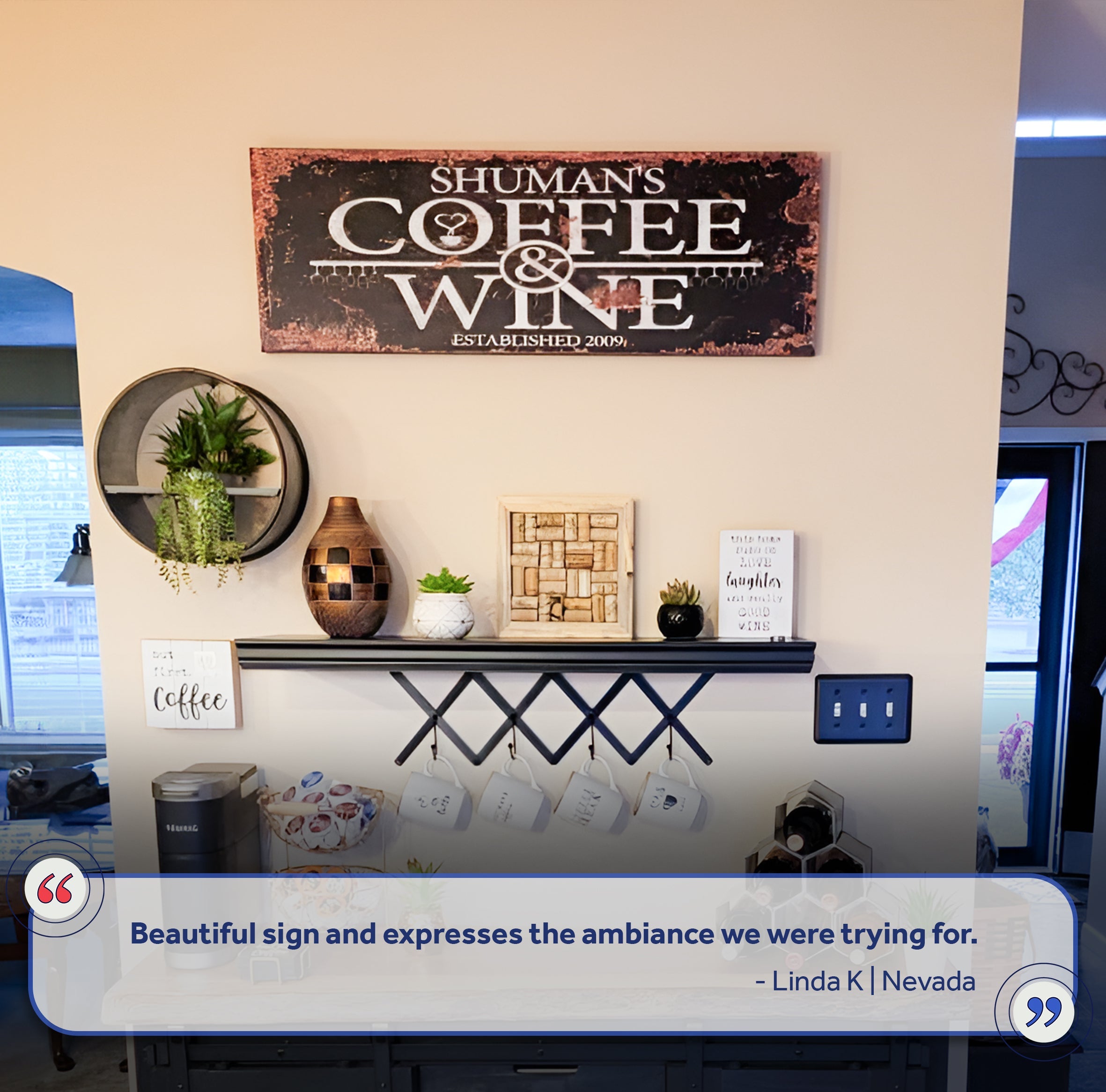 Coffee and Wine Sign III on sale at MyriadMart
