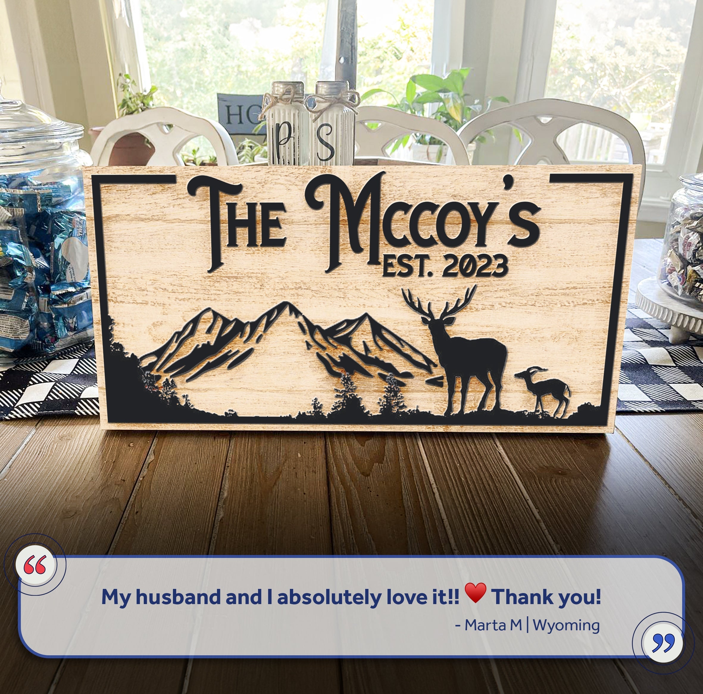 Family Mountain Sign II on sale at MyriadMart