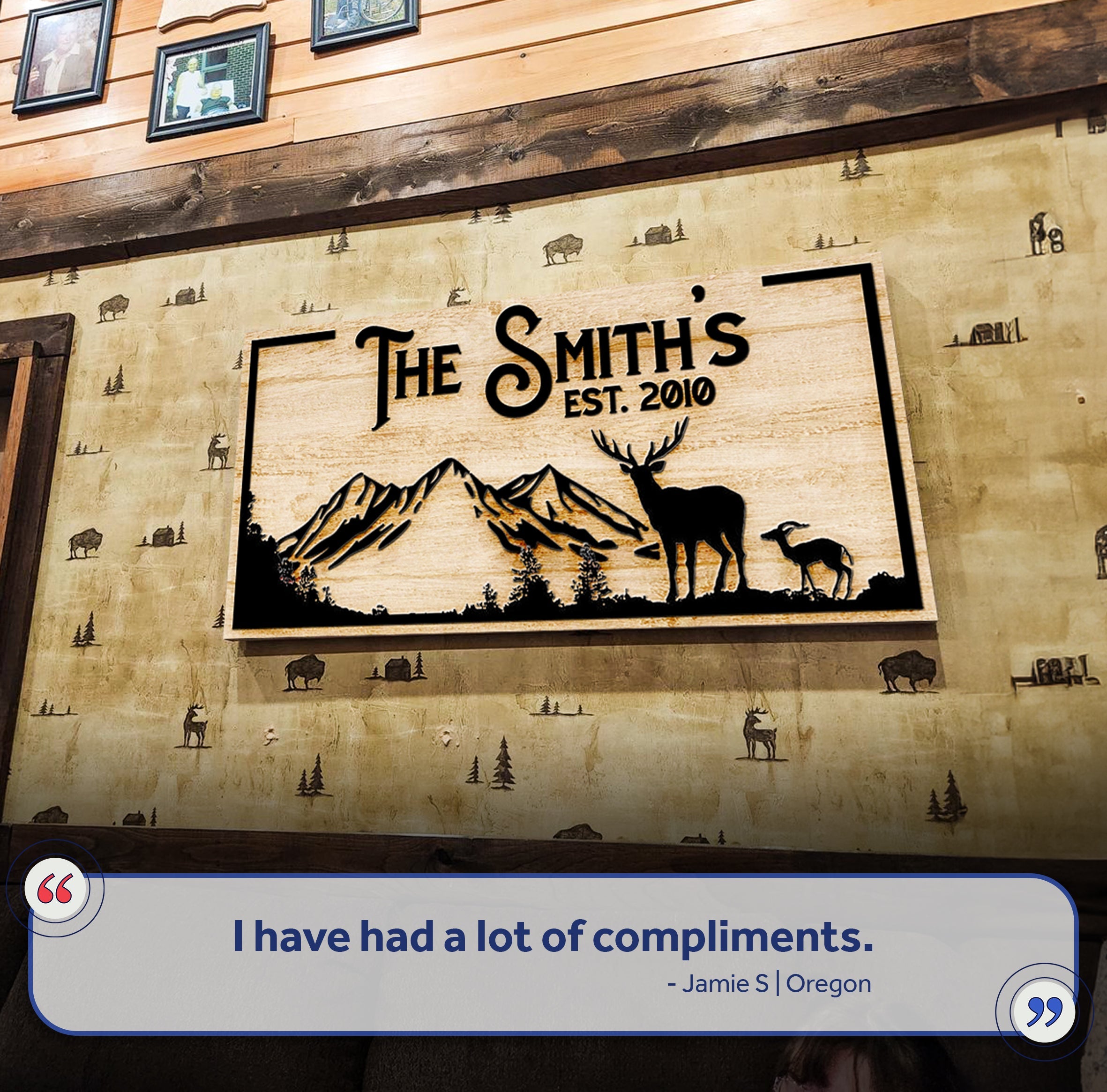 Family Mountain Sign II on sale at MyriadMart