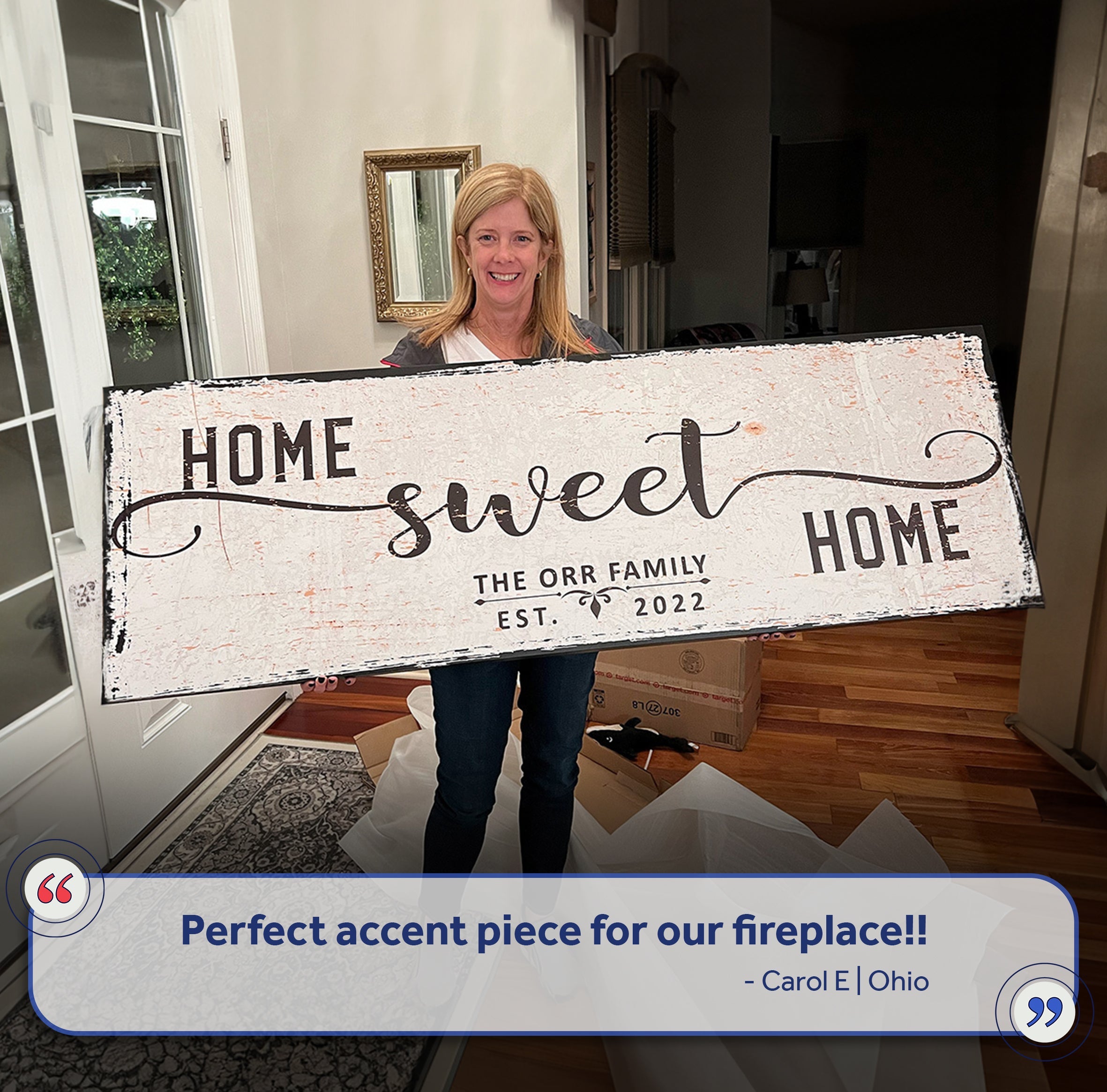 Home Sweet Home Sign on sale at MyriadMart