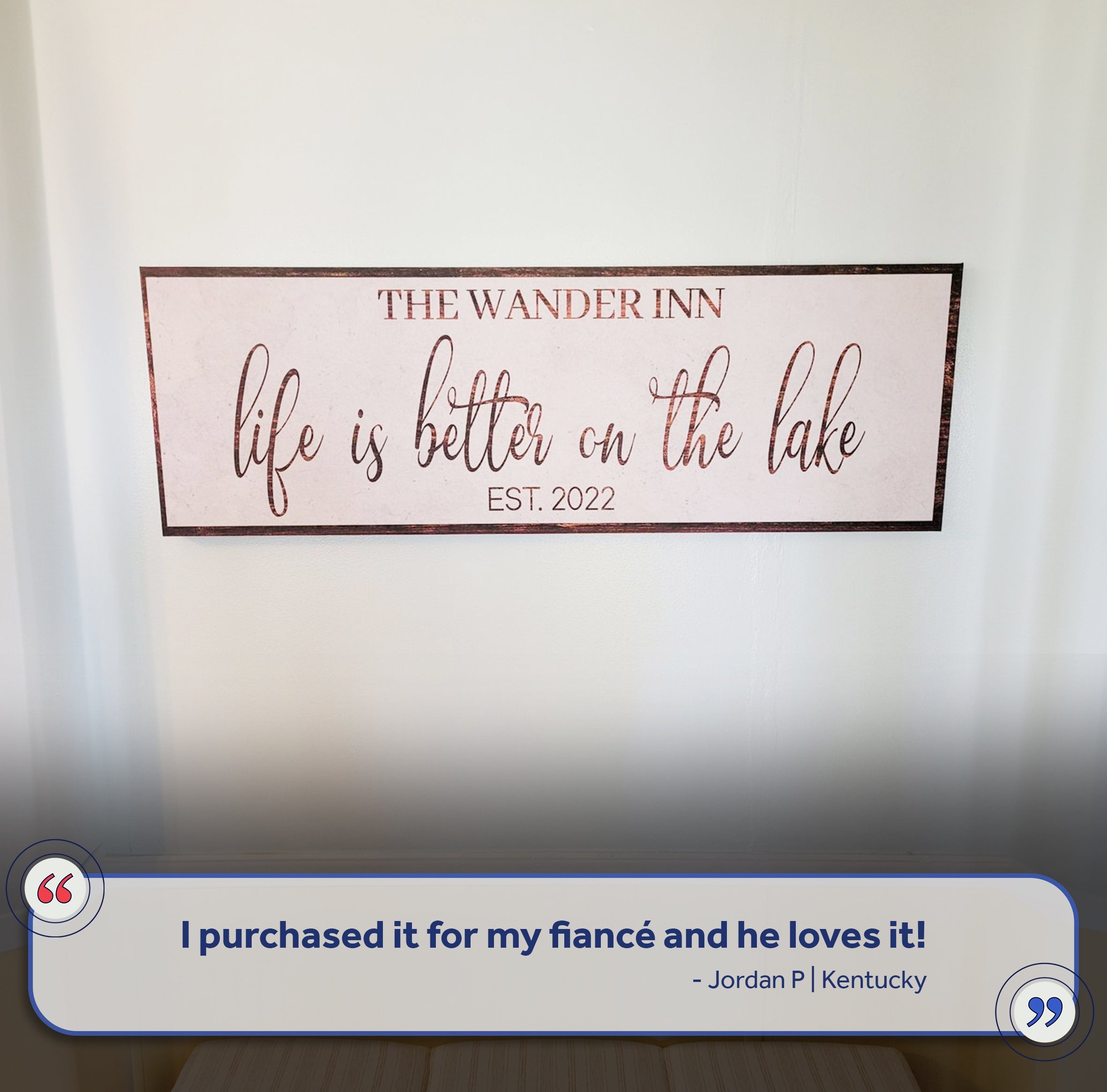 Life Is Better On The Lake Sign II on sale at MyriadMart