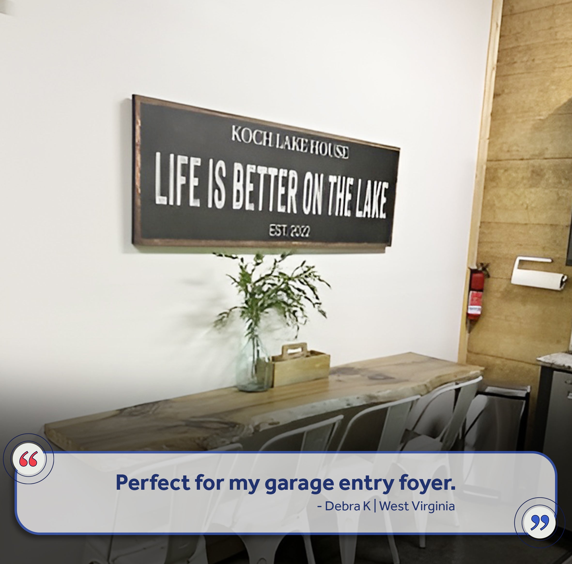 Life Is Better On The Lake Sign III on sale at MyriadMart