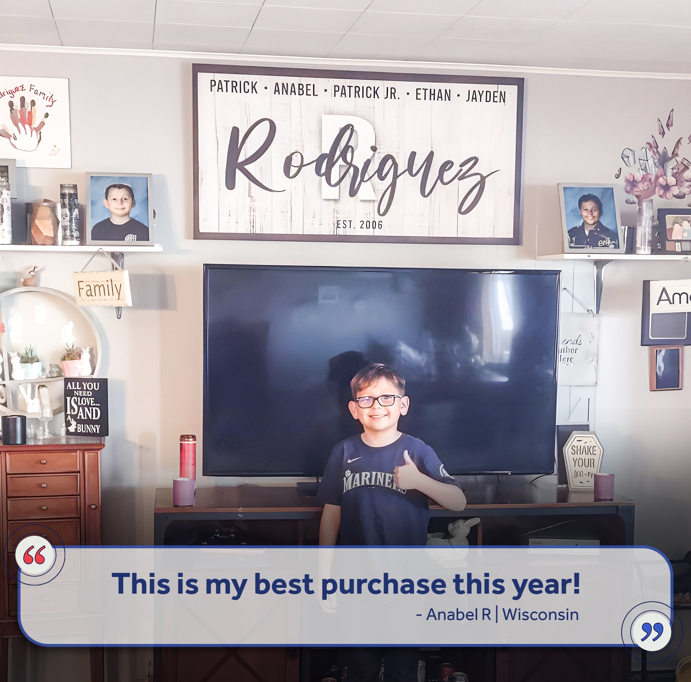 Family Wood Sign III on sale at MyriadMart