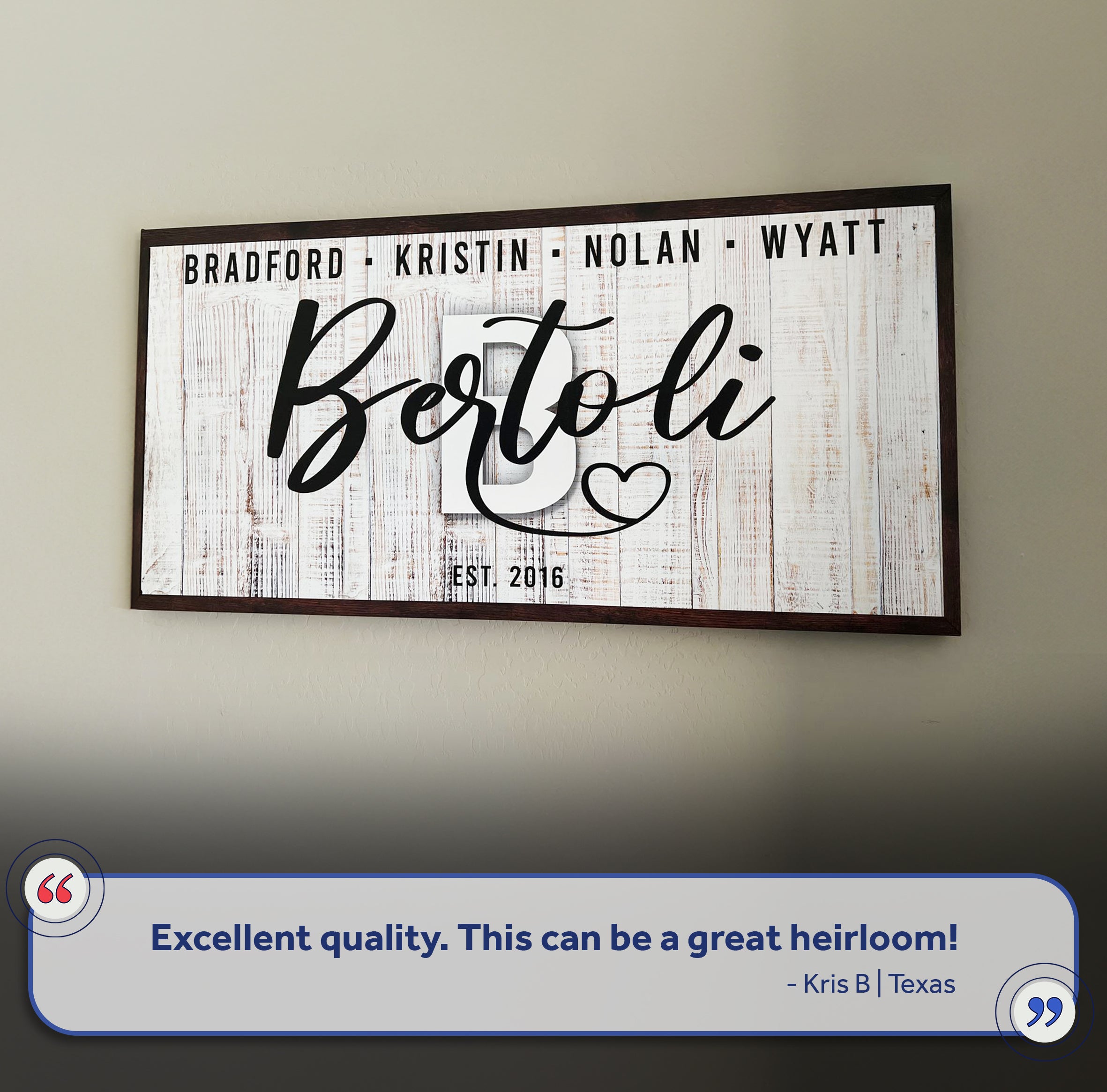 Family Wood Sign III on sale at MyriadMart